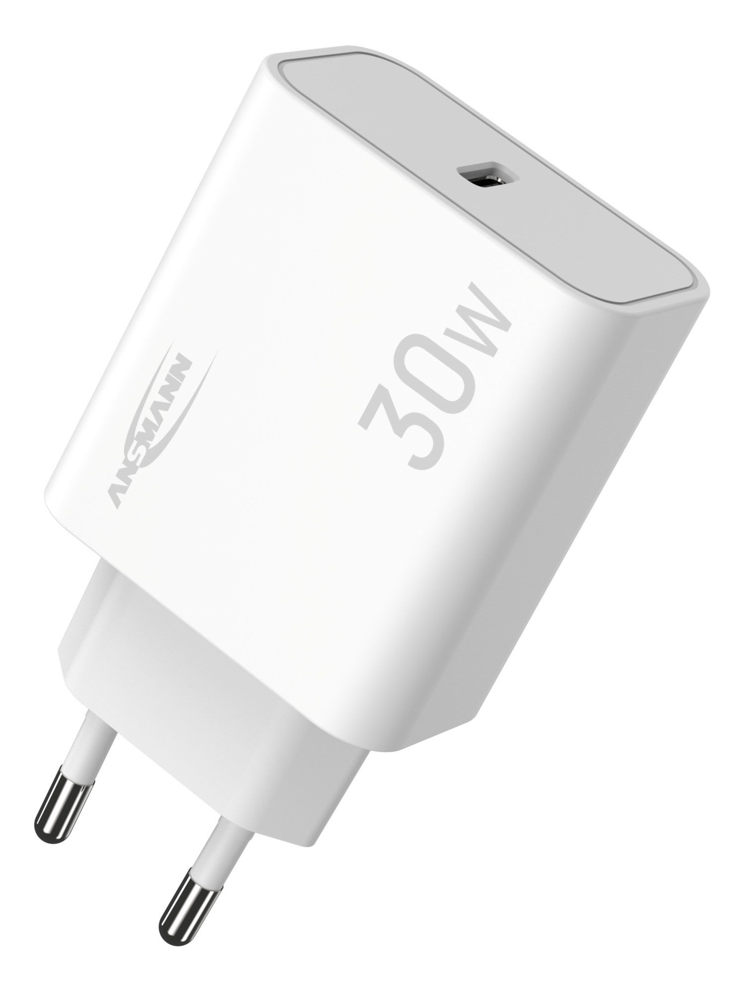 ANSMANN AG USB C Schnellladegerät PD 30W, universell iPhone Samsung Netzteil USB-Ladegerät