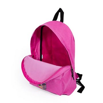 BIGGDESIGN Trekkingrucksack Biggdesign Owl and City Mini Rucksack, Rosa (1-tlg)