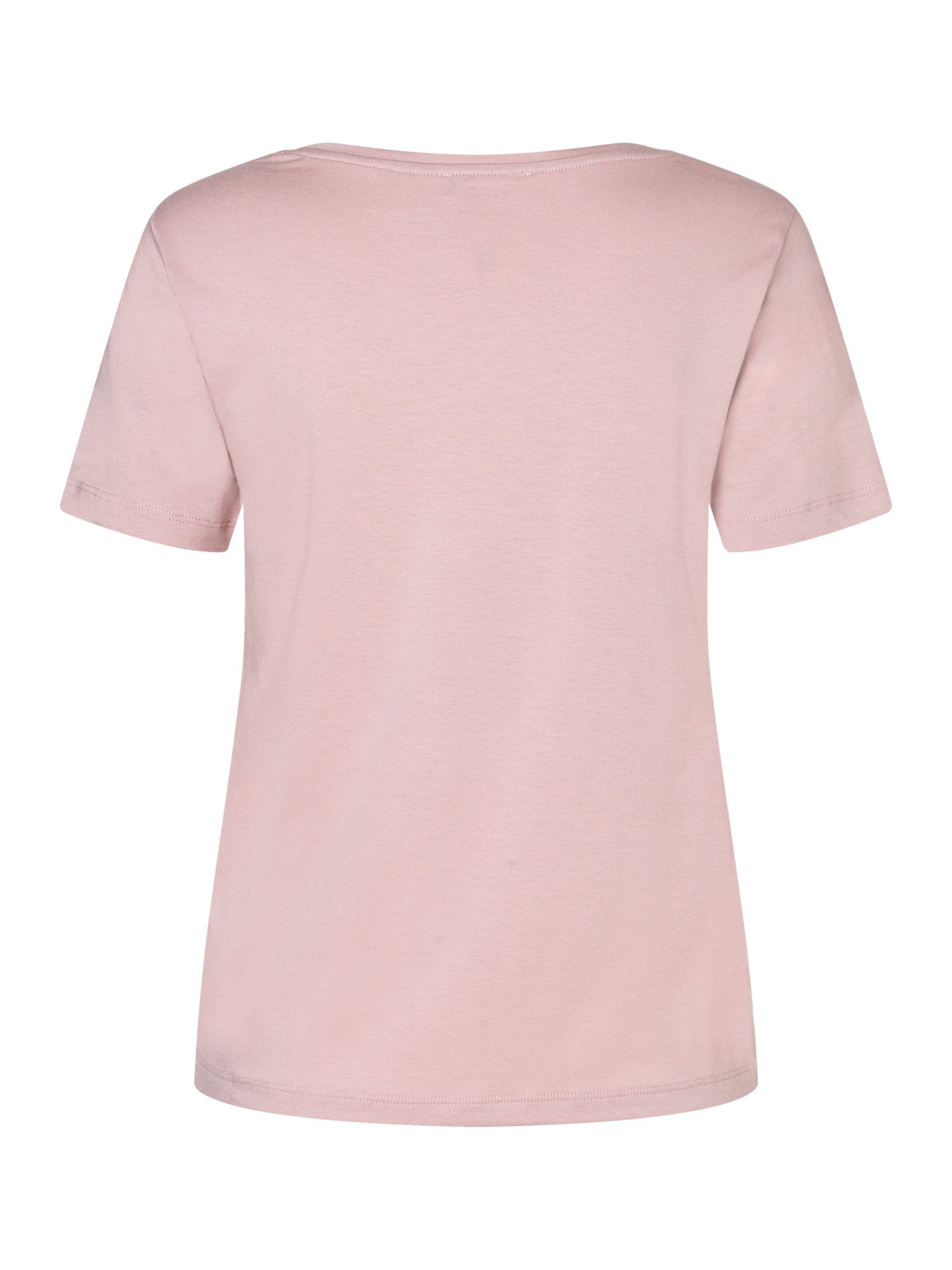 MORE&MORE Kurzarmshirt Wording Shirt mit Strasssteinchen günstig online kaufen