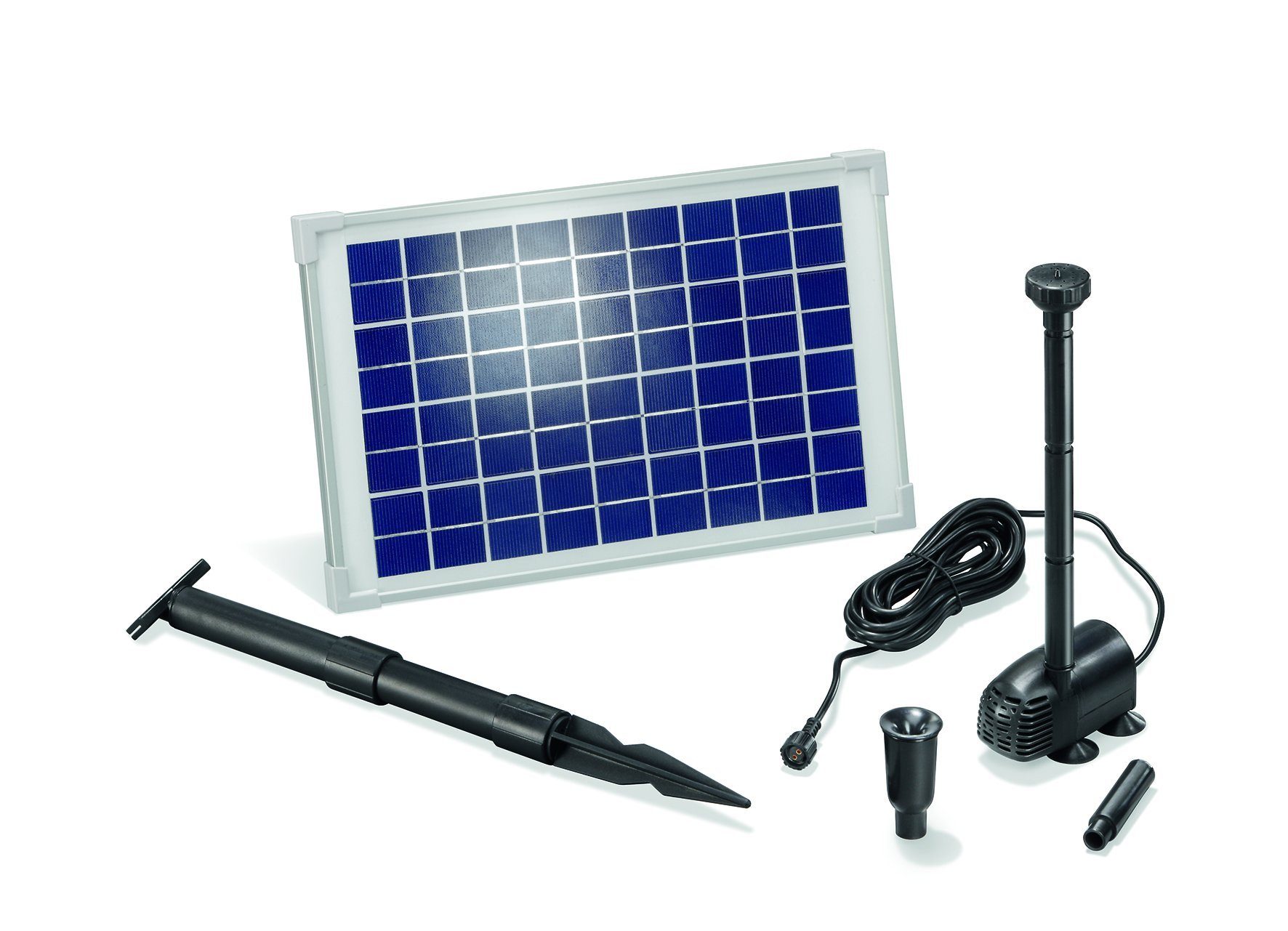 Solarpumpe Förderhöhe Solarmodul Teichpumpe 101013 esotec 610 Solar Watt 10 Gartenteich, m l/h 1,5 Förderleistung Komplettset