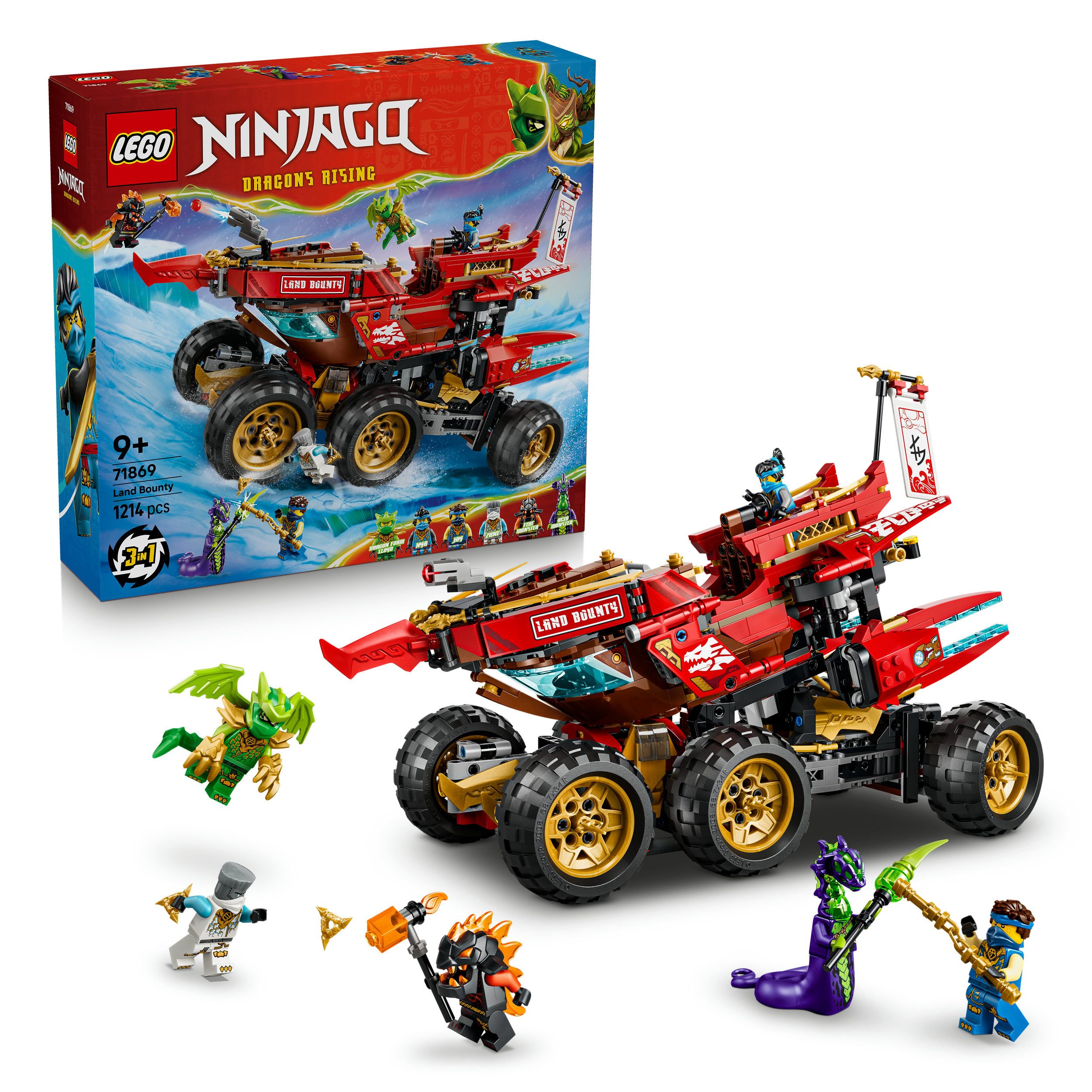 LEGO® Wüstensegler (71869), LEGO Ninjago Konstruktionsspielsteine, (1214 St), Made in Europe