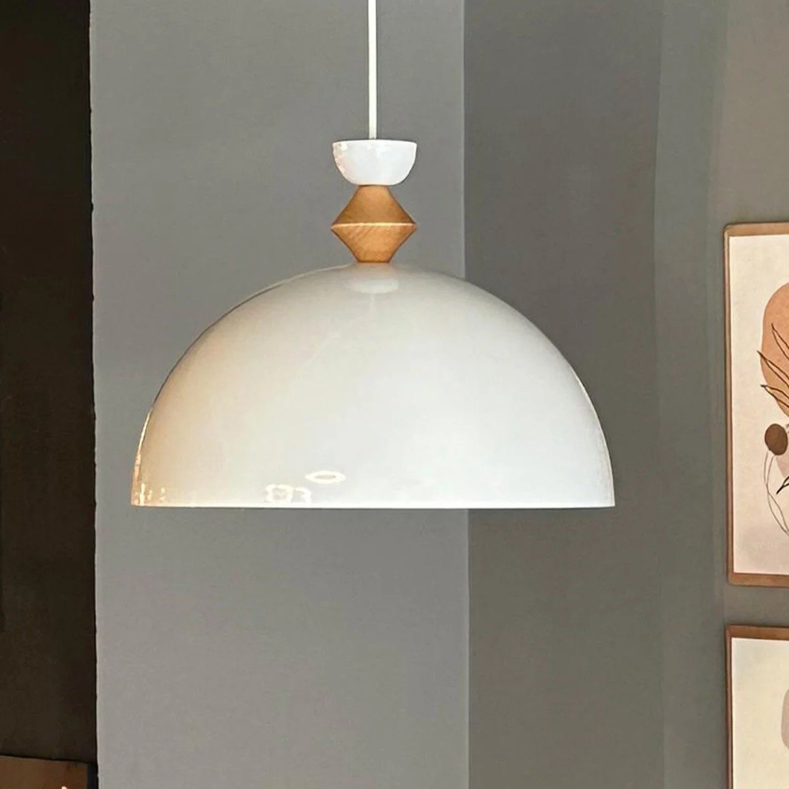 Bamyum Pendelleuchte Pendelleuchte Yimpi Hängelampe Industrial Ø30 cm, E27, Moderne Lampe, ohne Leuchtmittel, E27, Dimmbar, Einstellbare Kabellänge
