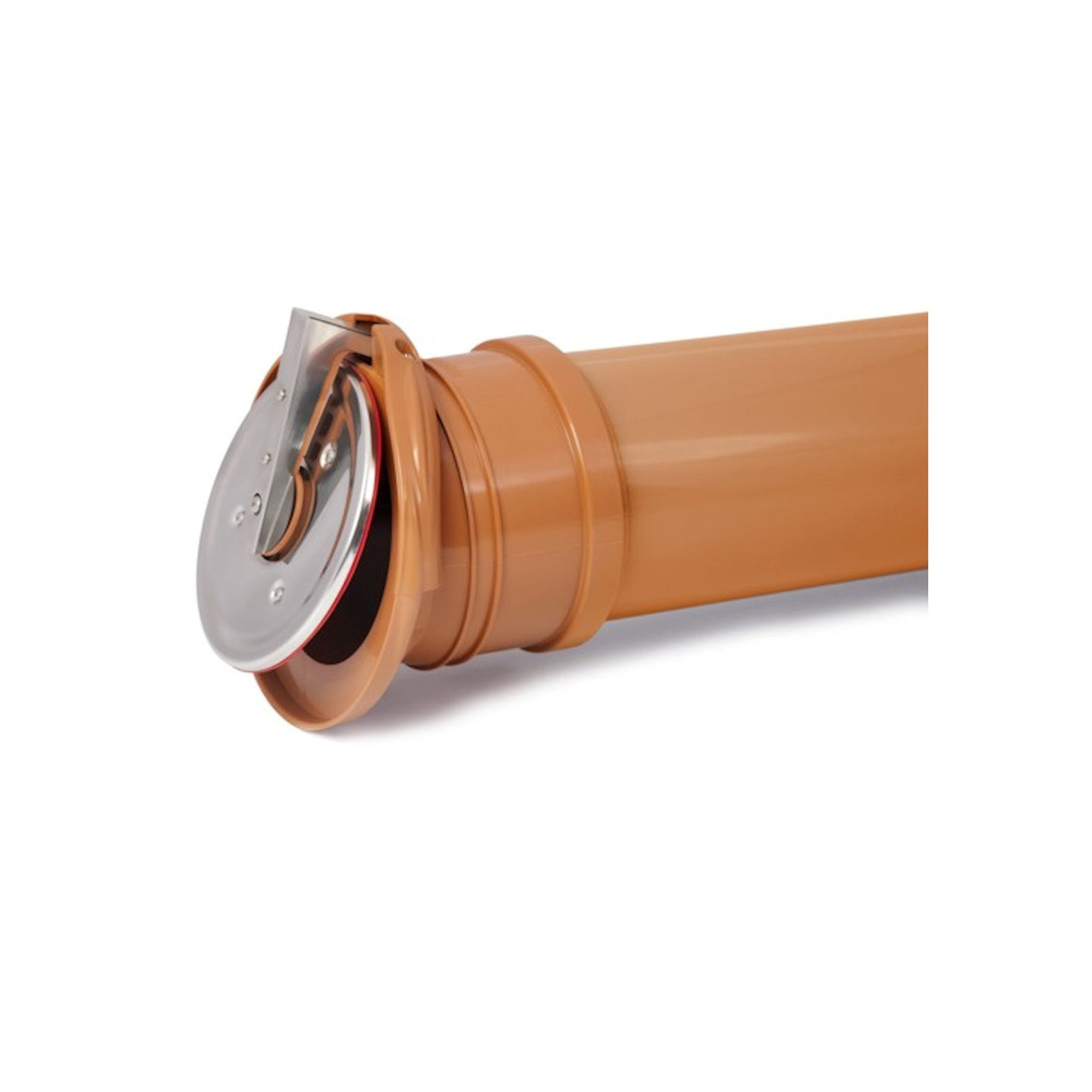 Airfit GmbH & Co. KG Ablaufgarnitur Edelstahl-Rohrendklappe, Schutz vor Rückstau DN110 - DN200