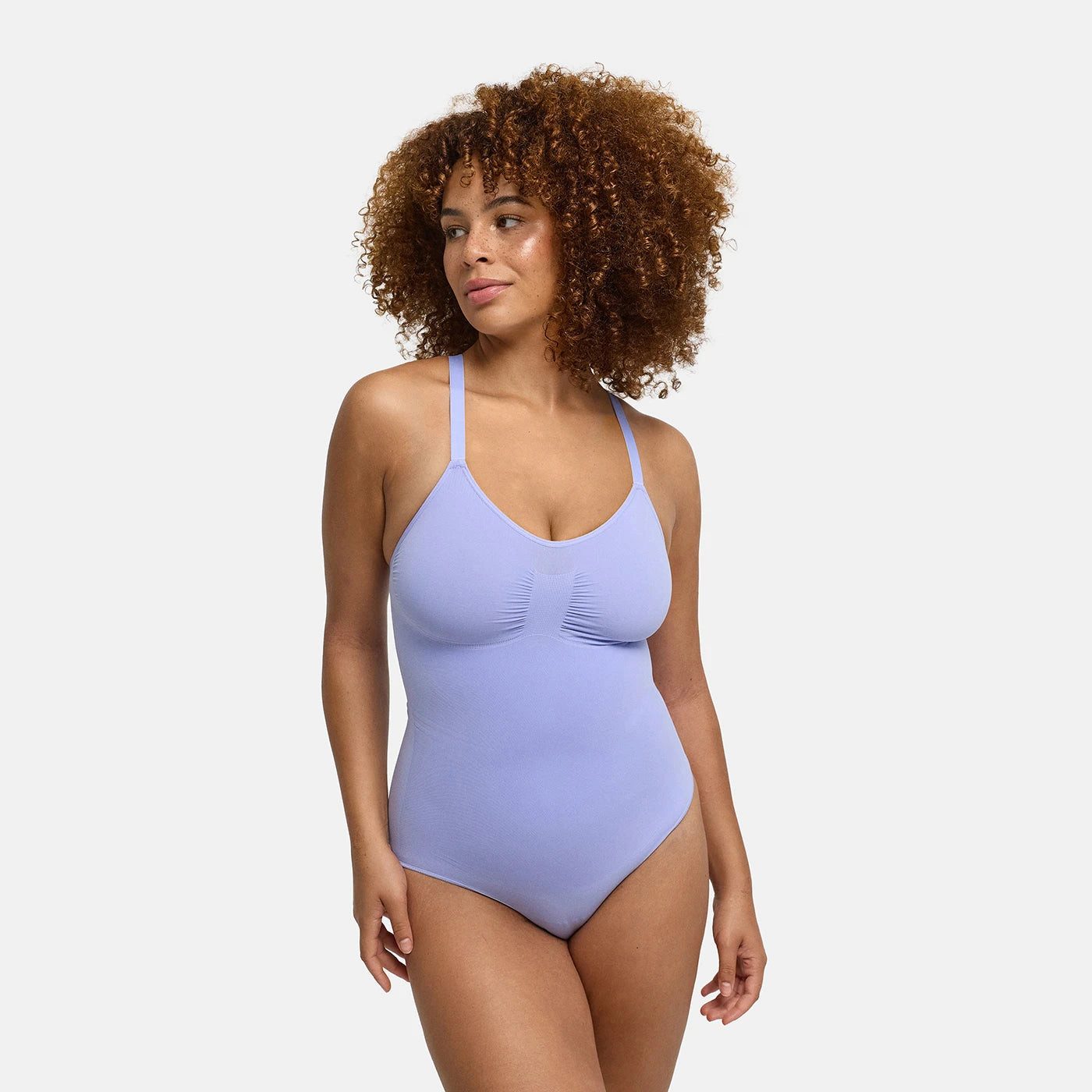 Shaping-Body Bodysuit Sculpting Shapewear mit Slip-Soft Violet-M