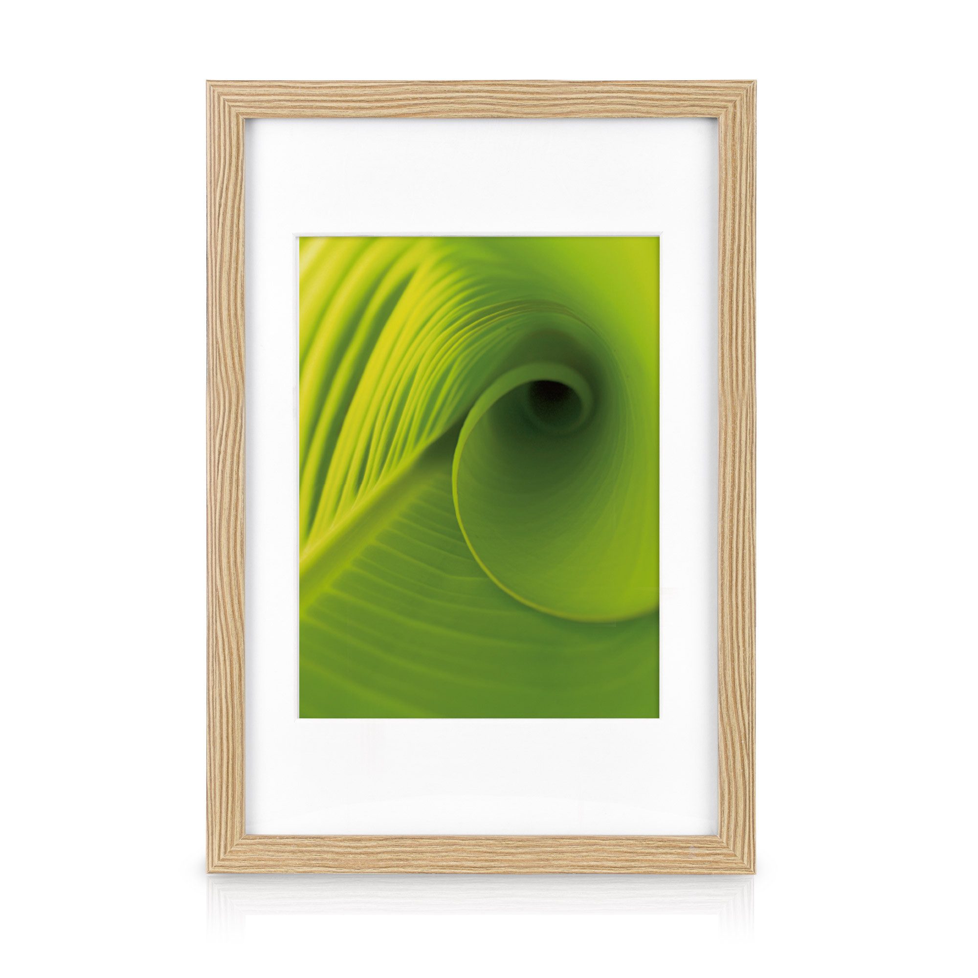 bomoe Bilderrahmen 24er Bilderrahmen Set Nature Fotorahmen Collage, Eiche, 10x 10x15 cm, 8X 13x18 cm, 4X 15x20 cm, 2X 20x30 cm mit Passepartout – Bild 3 von 5