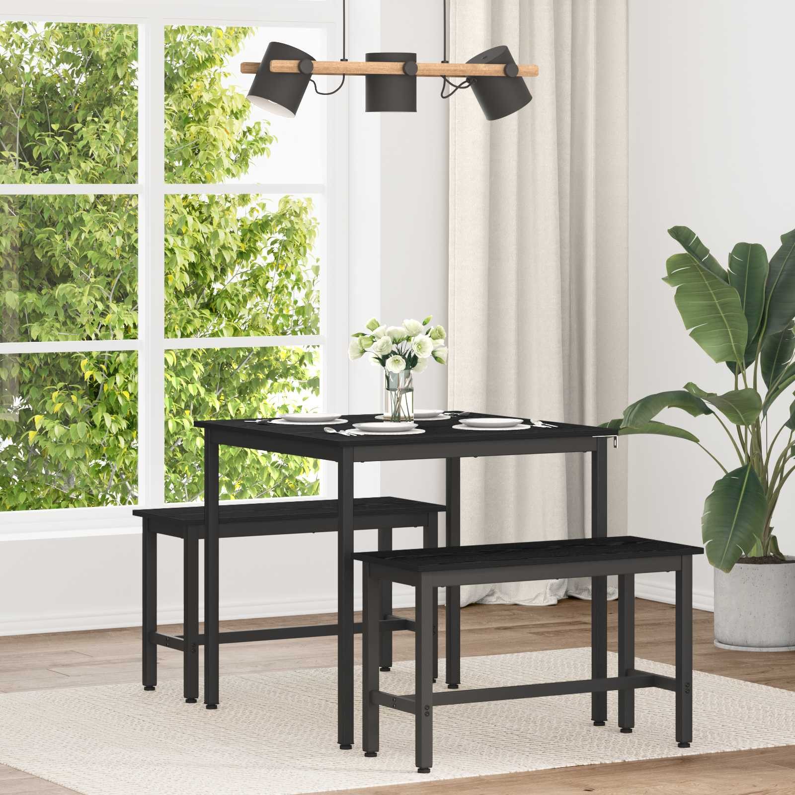 vidaXL Esstisch Esstische 80 x 80 x 75 cm METALL (1-St)