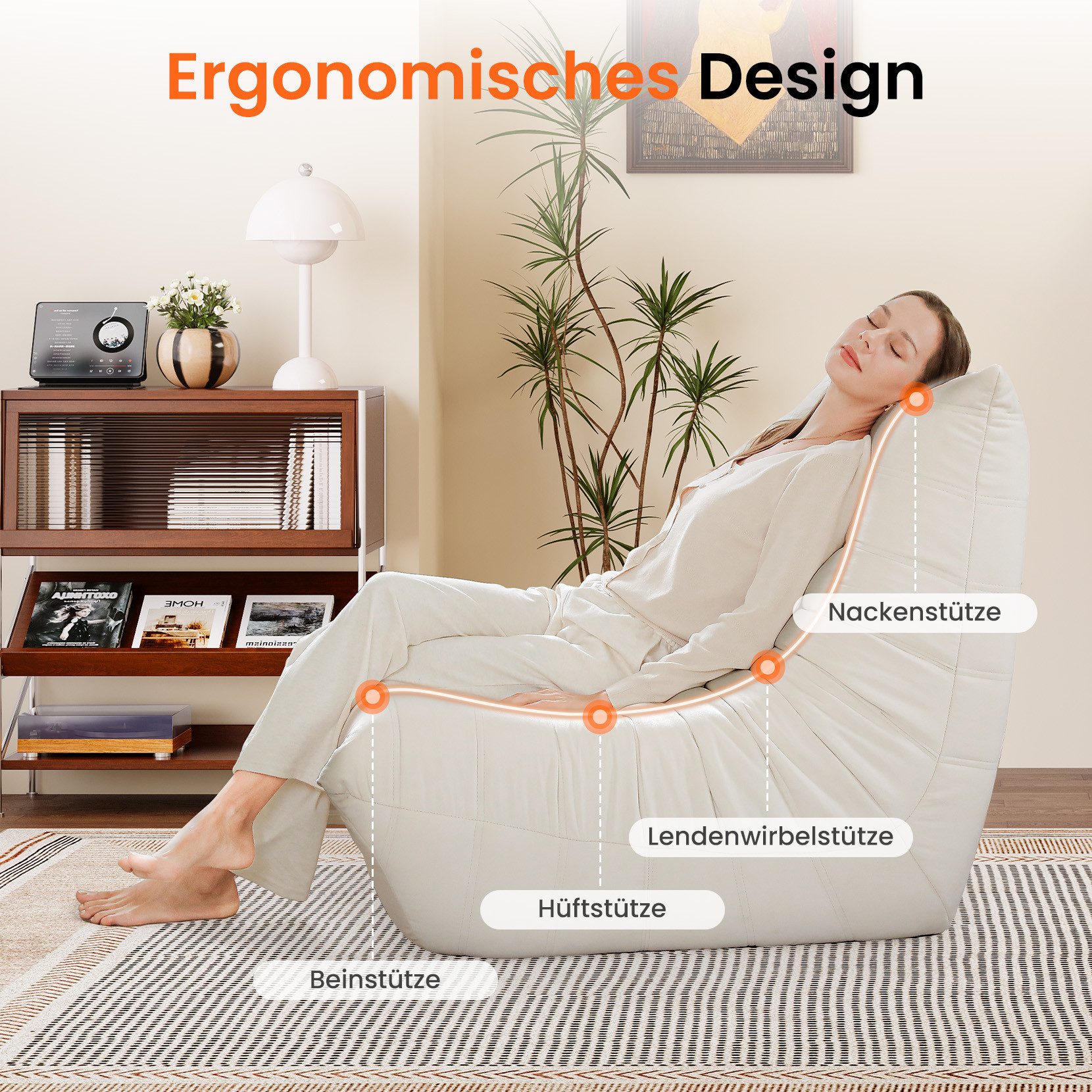 OUNUO Sofa Lounge-Sofa mit Memory-Schaum für günstig online kaufen