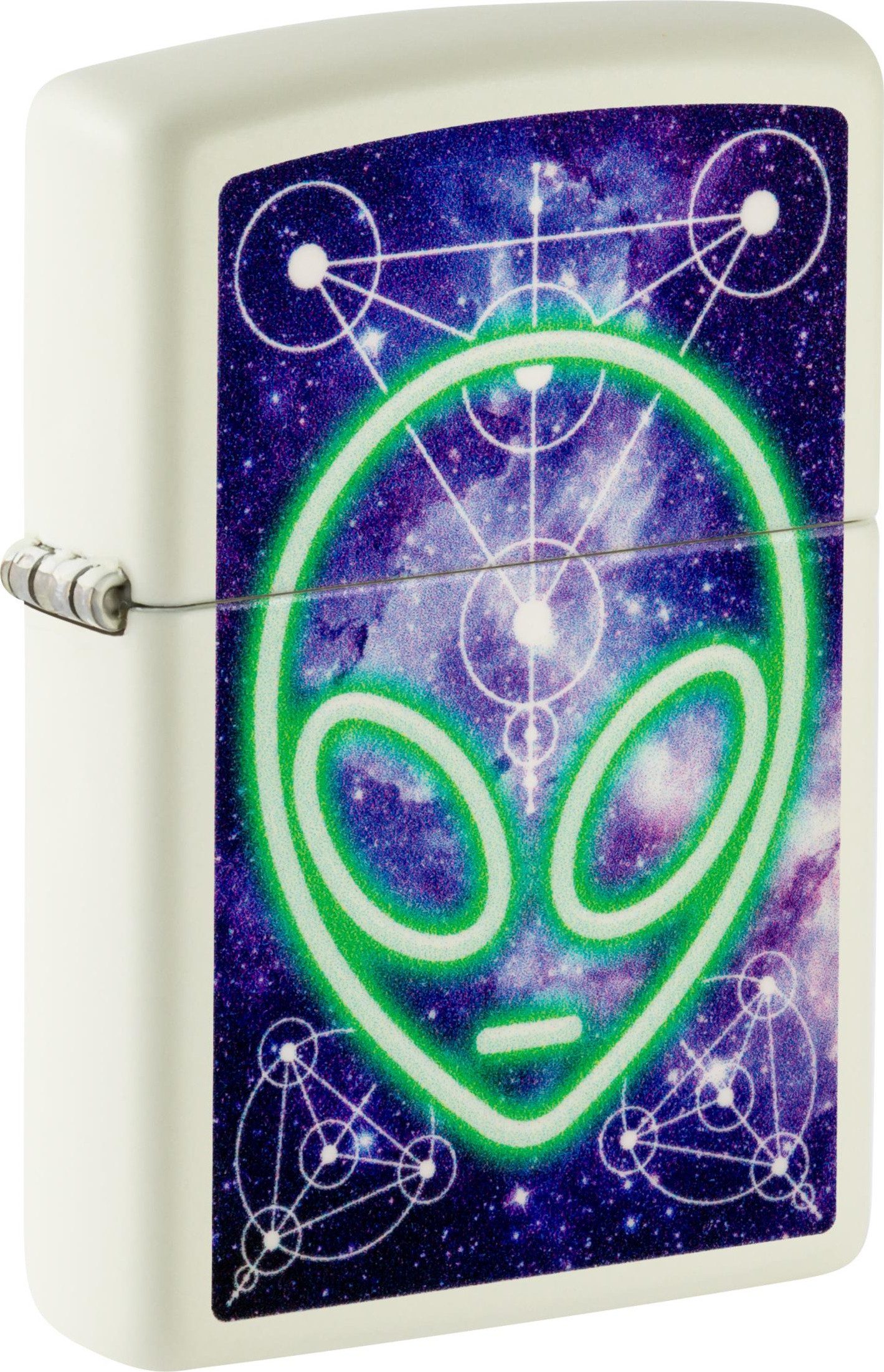 Feuerzeug ZIPPO Benzinfeuerzeug "Alien", Glow in the Dark