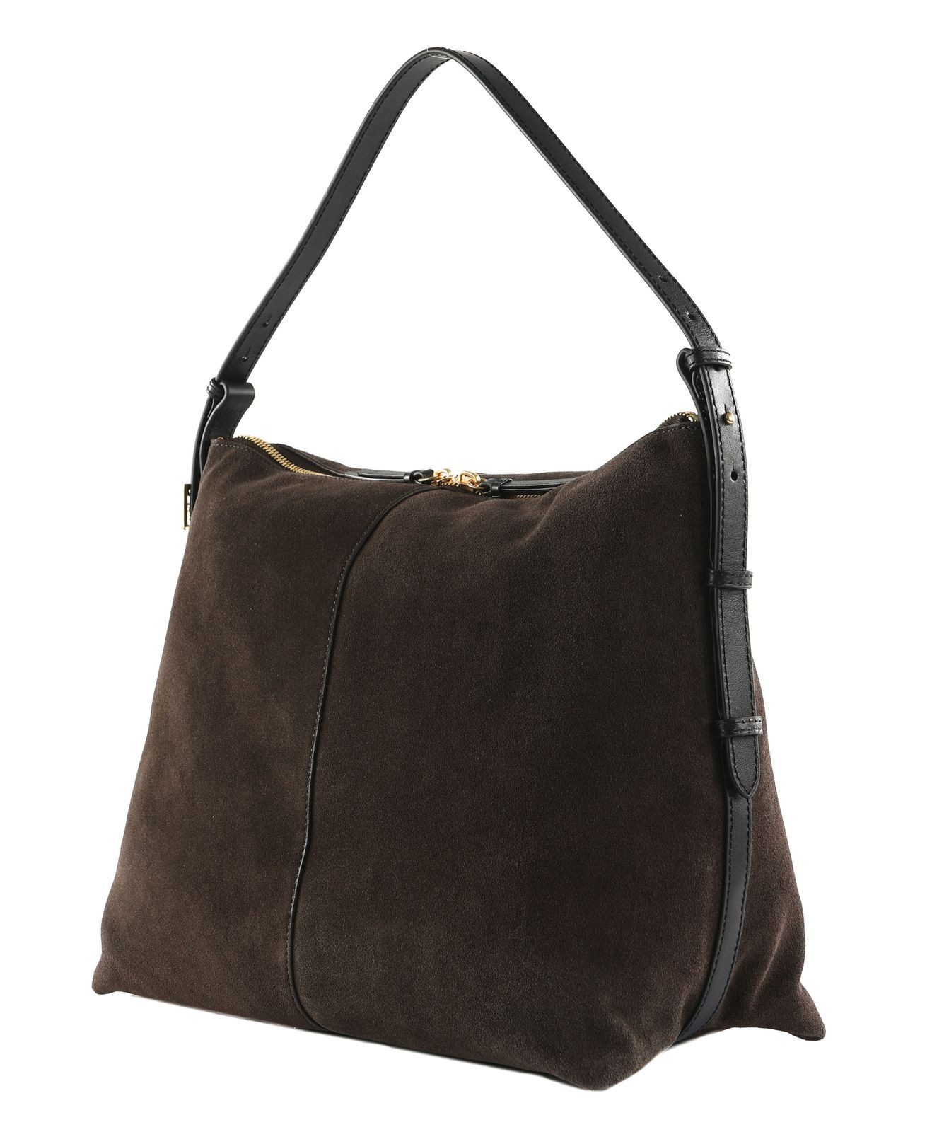 Ted Baker Umhängetasche TB Script Slouchy Suede Bag, aus echtem Leder