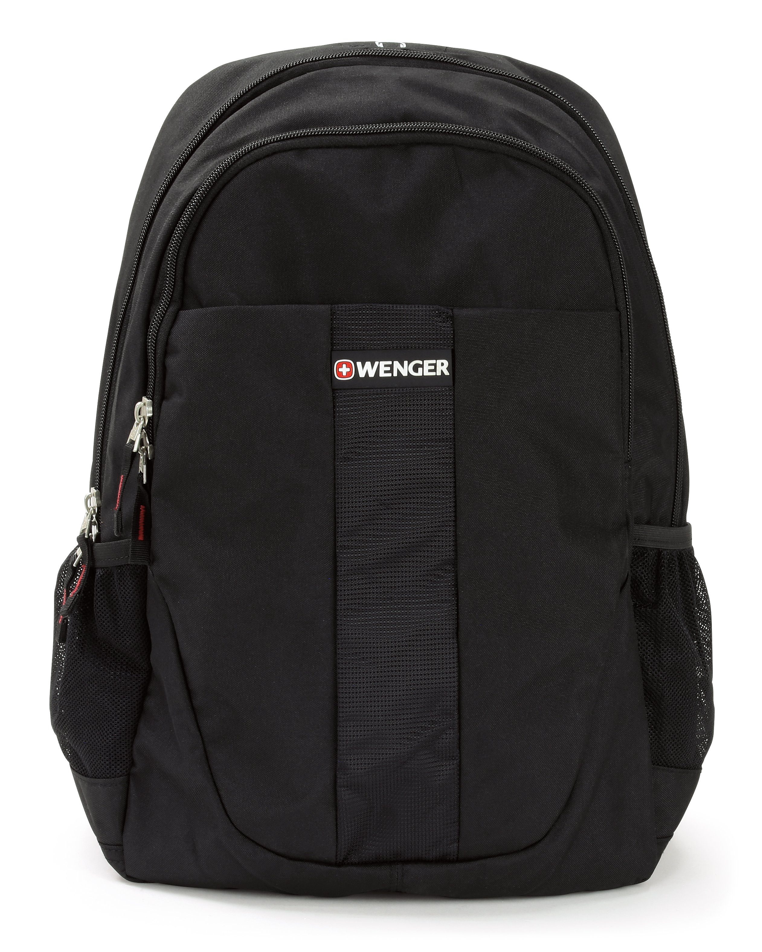 Wenger Rucksack Daypack, Businessrucksack, Freizeitrucksack, Damen und Herren, Polyester, Maße 45cm x 35cm, schwarz