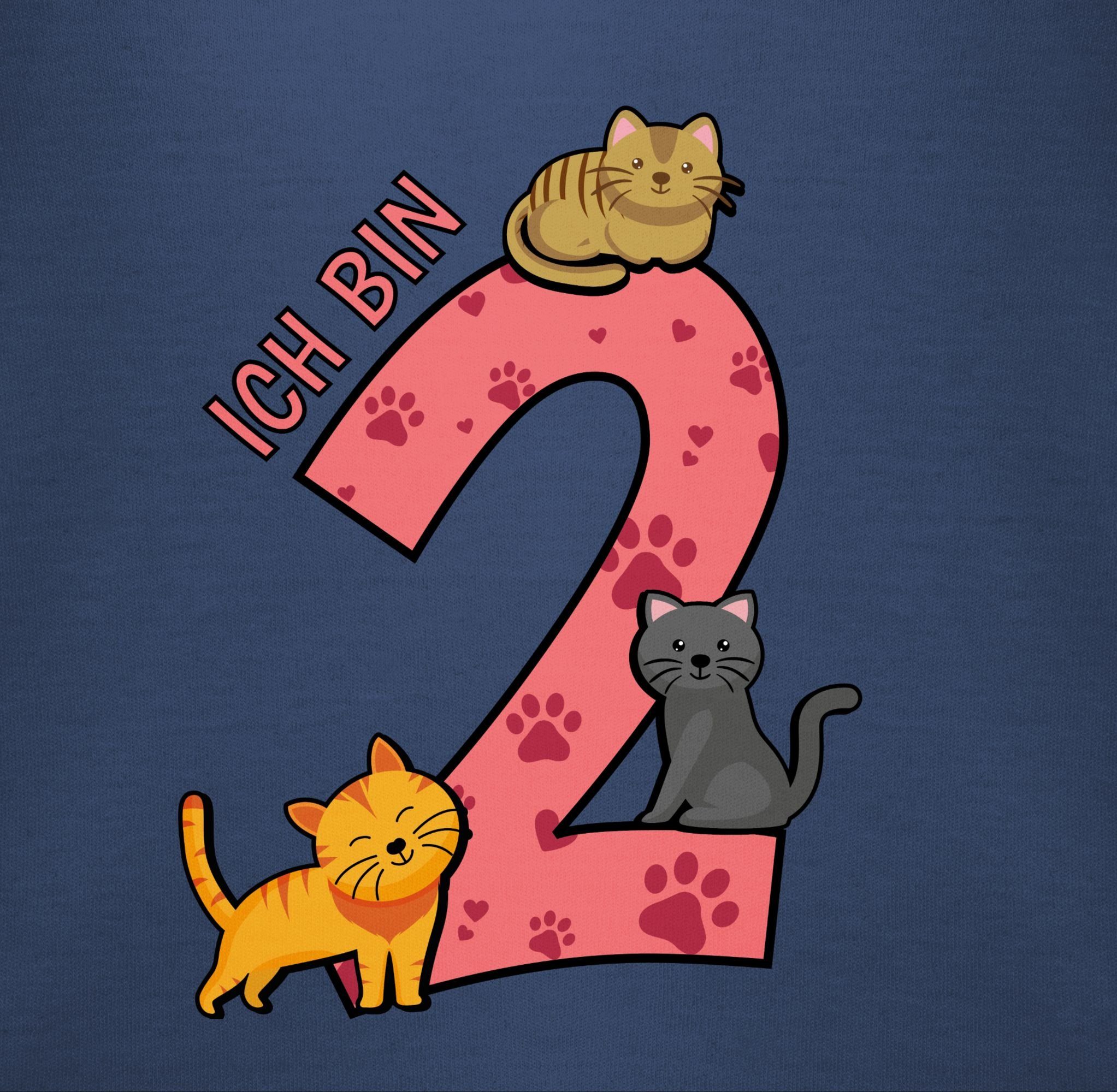 Shirtracer T-Shirt Ich bin 2 2. Geburtstag