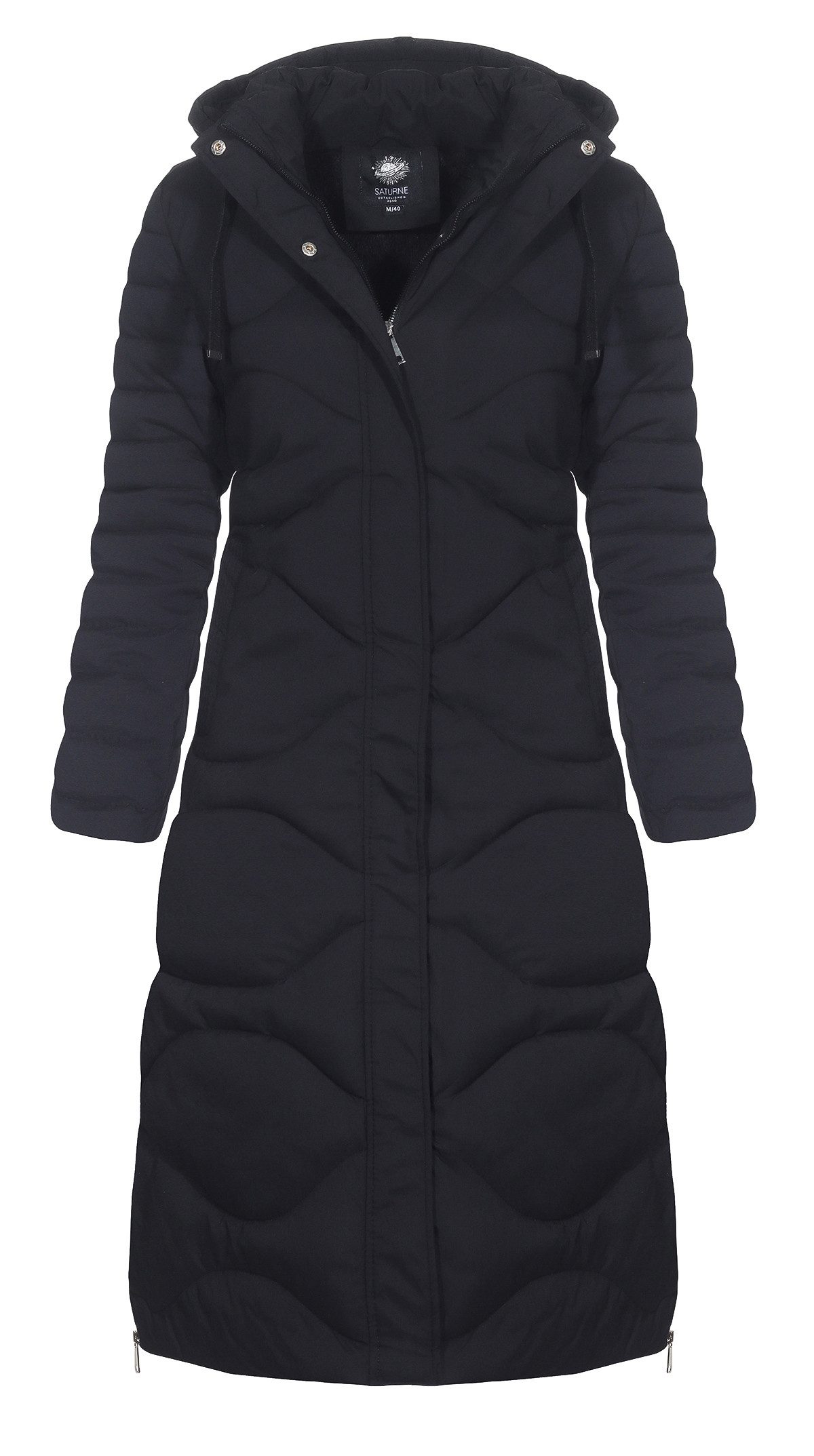 Aurela Damenmode Steppmantel Damen Wintermantel Wellen-Steppung Teilgefütte günstig online kaufen