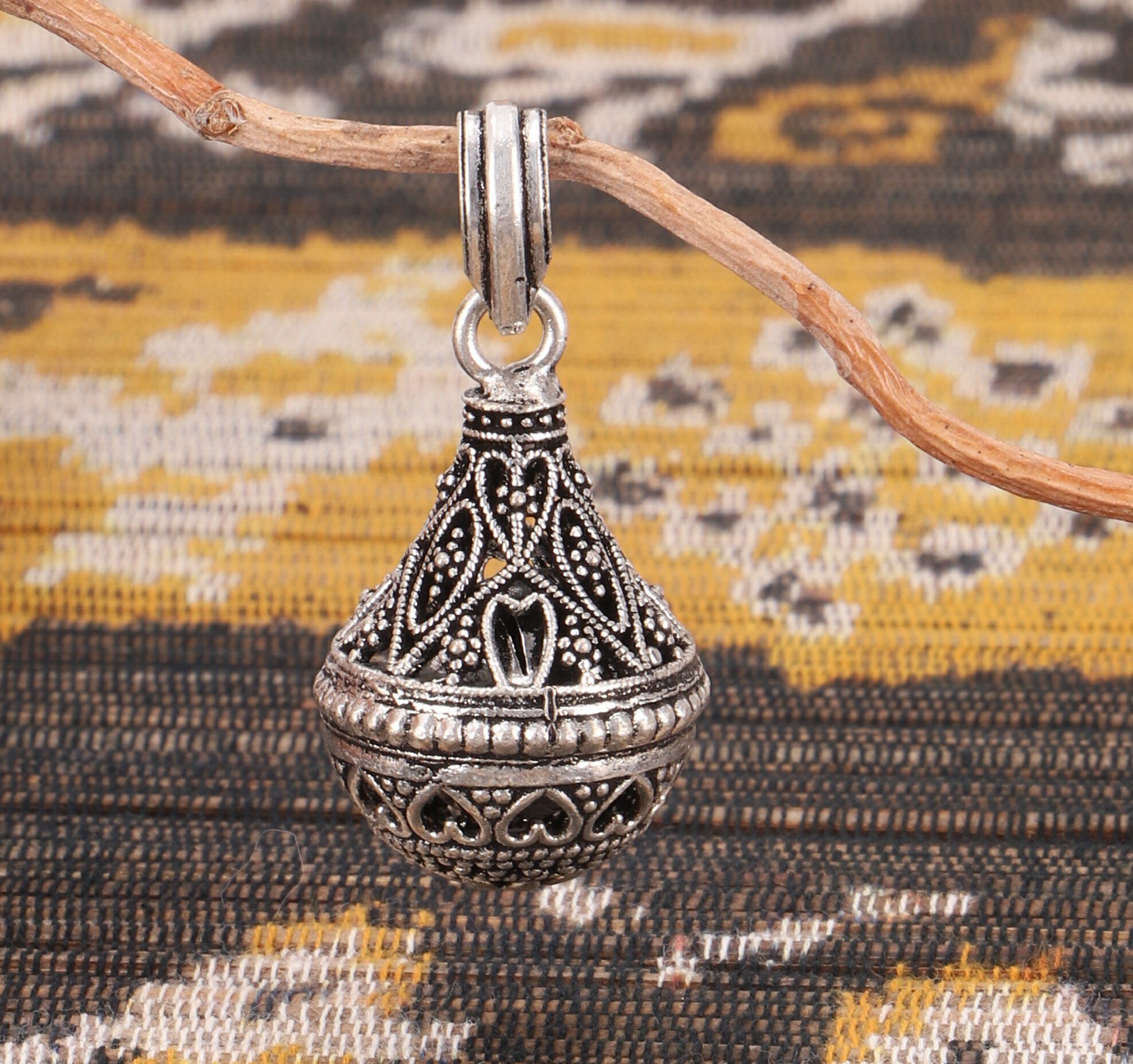 Guru-Shop Kettenanhänger Engelsrufer, silberne Klangkugel Kettenanhänger.. günstig online kaufen