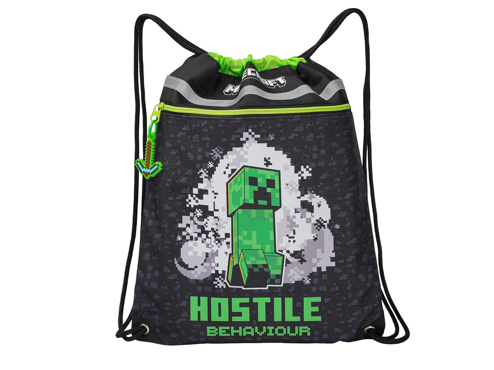 Minecraft Turnbeutel 42 × 32 cm Sportbeutel Kinder mit Kordelzug (1-tlg)