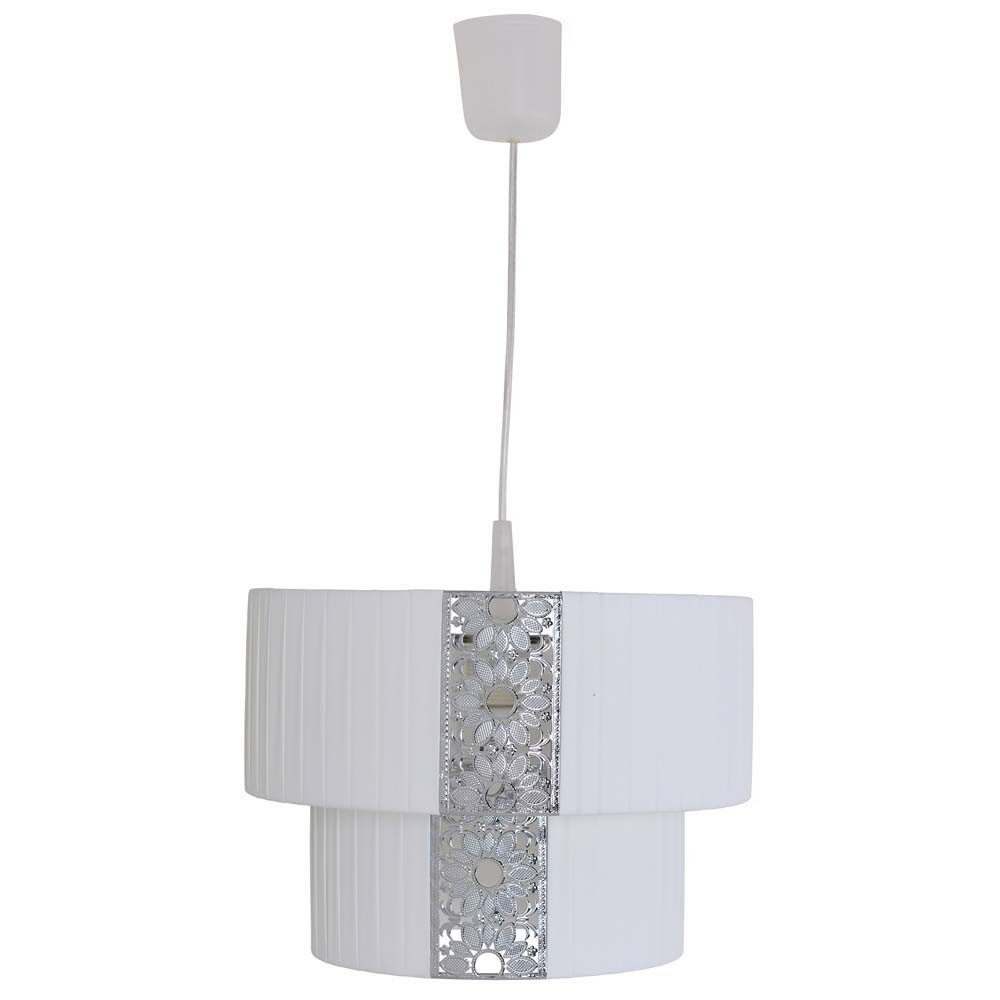 näve Pendelleuchte, Leuchtmittel nicht inklusive, Pendelleuchte Hängelampe Deckenleuchte Wohnzimmerlampe Textil Metall