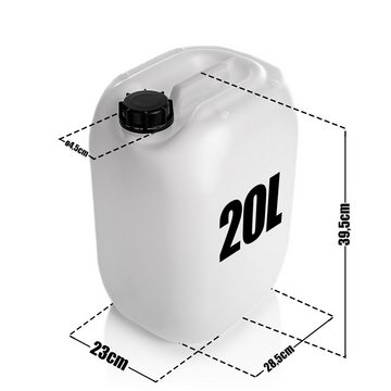 BigDean Kanister Wasserkanister 20L mit Auslaufhahn
