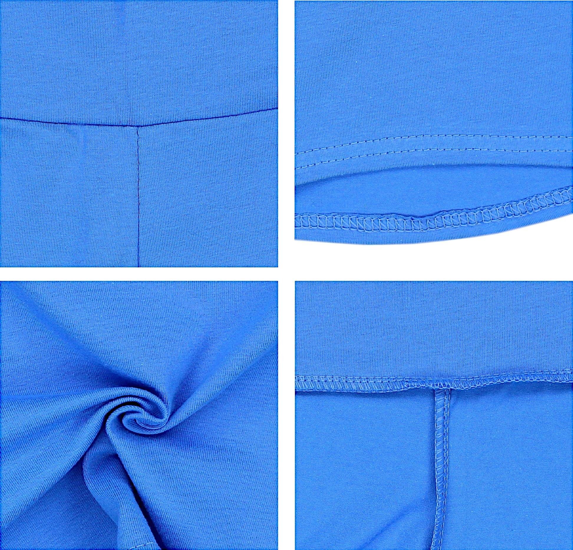 Alkato Yogashorts Alkato Damen Shorts mit Hohem Bund Hotpants Radlerhose Long Shorts