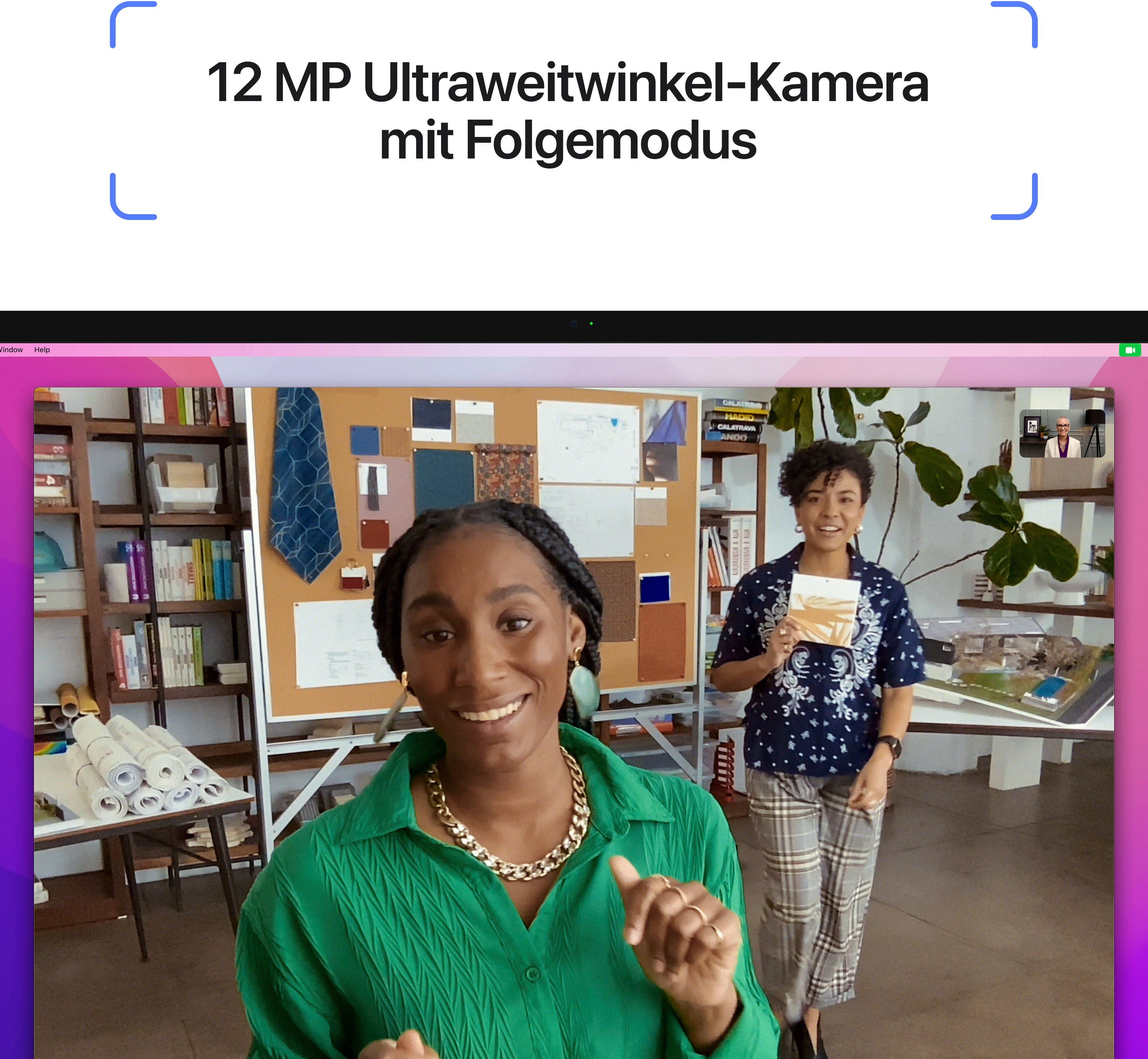 Apple Studio Display LCD-Monitor (68,3 cm/27 ", 5120 x 2880 px, 60 Hz, LED, Nanotexturglas – neigungs­- und höhen­verstellbarer Standfuß)