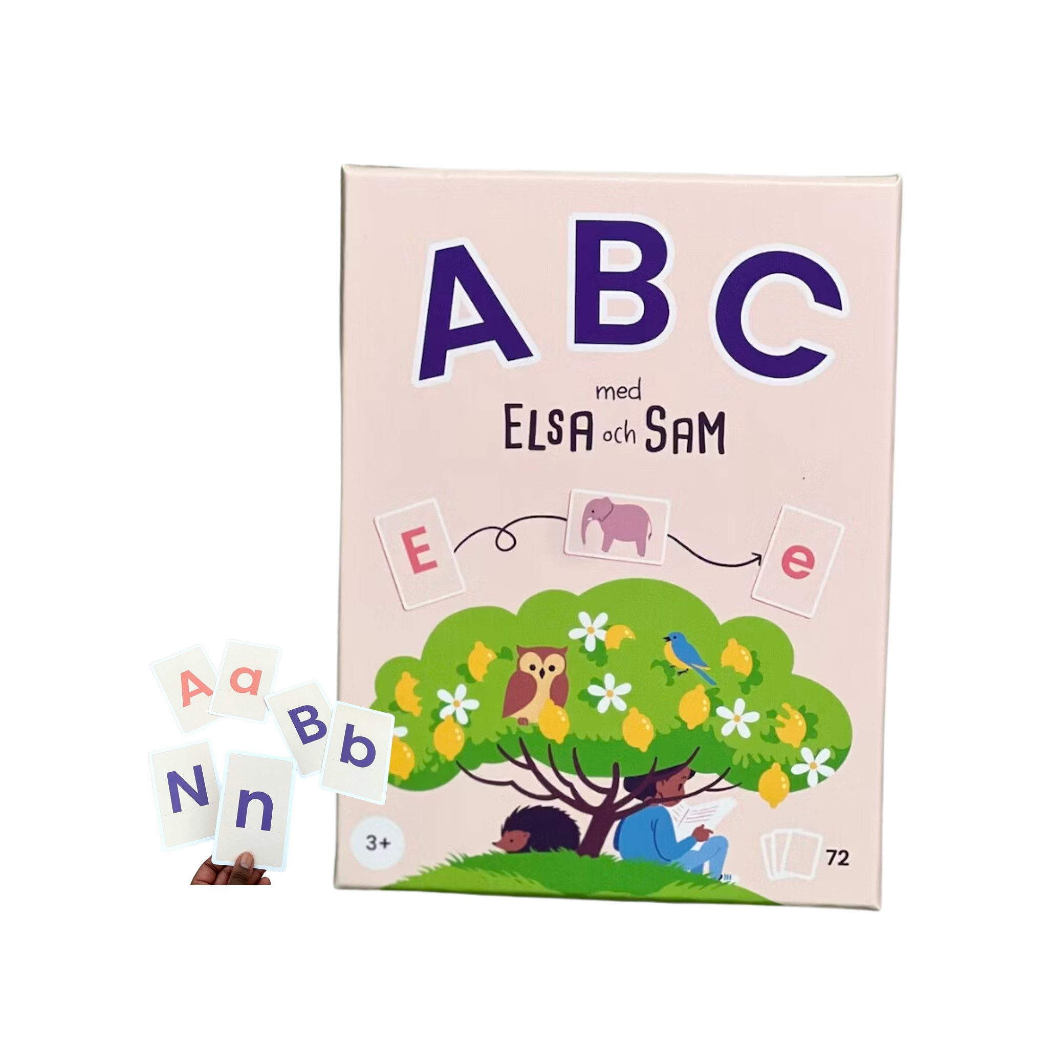 ELSA och SAM Spiel ABC-Lernspiel für Kinder – Buchstaben & Wörter spielerisch entdecken, ABC-Lernspiel, Kinderspiel, Vorschulkinderspiel, Memory, Made in Germany, CE-Zertifizierung