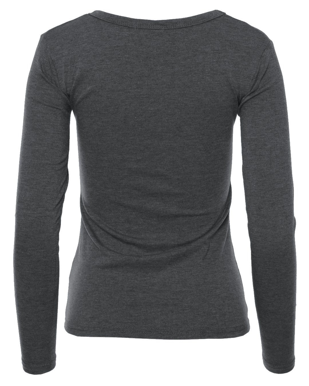 Muse Rundhalsshirt Basic Rundhals Langarmshirt Skinny Fit 1093 günstig online kaufen