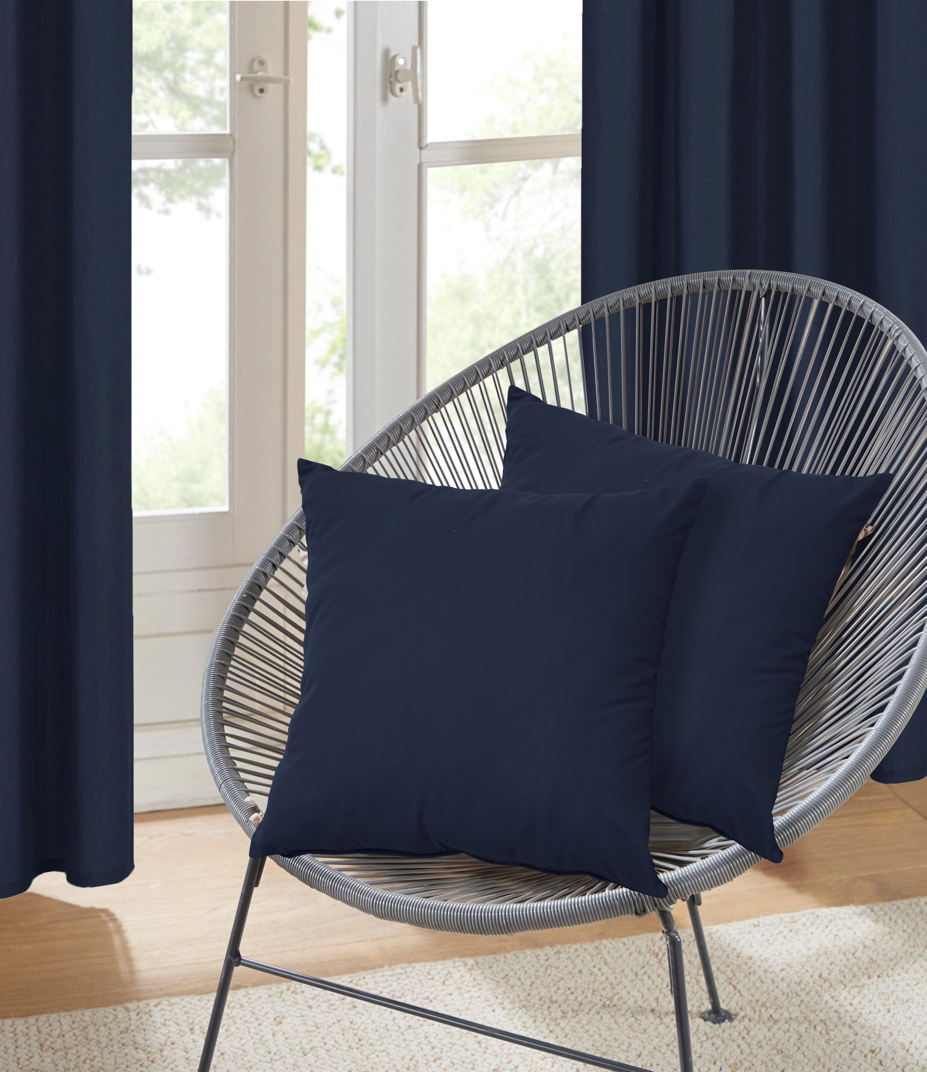 my home Dekokissen Raja, einfarbig, Kissenhüllen günstig online kaufen