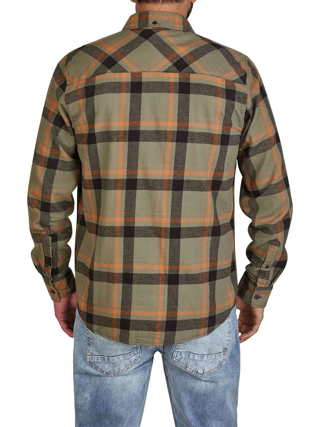 DENIMFY Flanellhemd Herren langarm Kariert Regular Fit DFDean günstig online kaufen