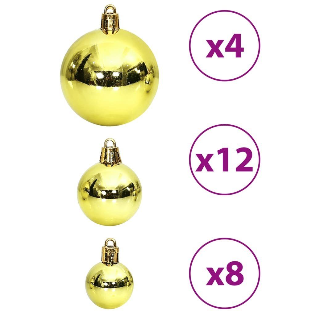 Christbaumschmuck 4 cm Weihnachtskugeln 3 / / Hellgrün 100 6 vidaXL (100-tlg) Stk.