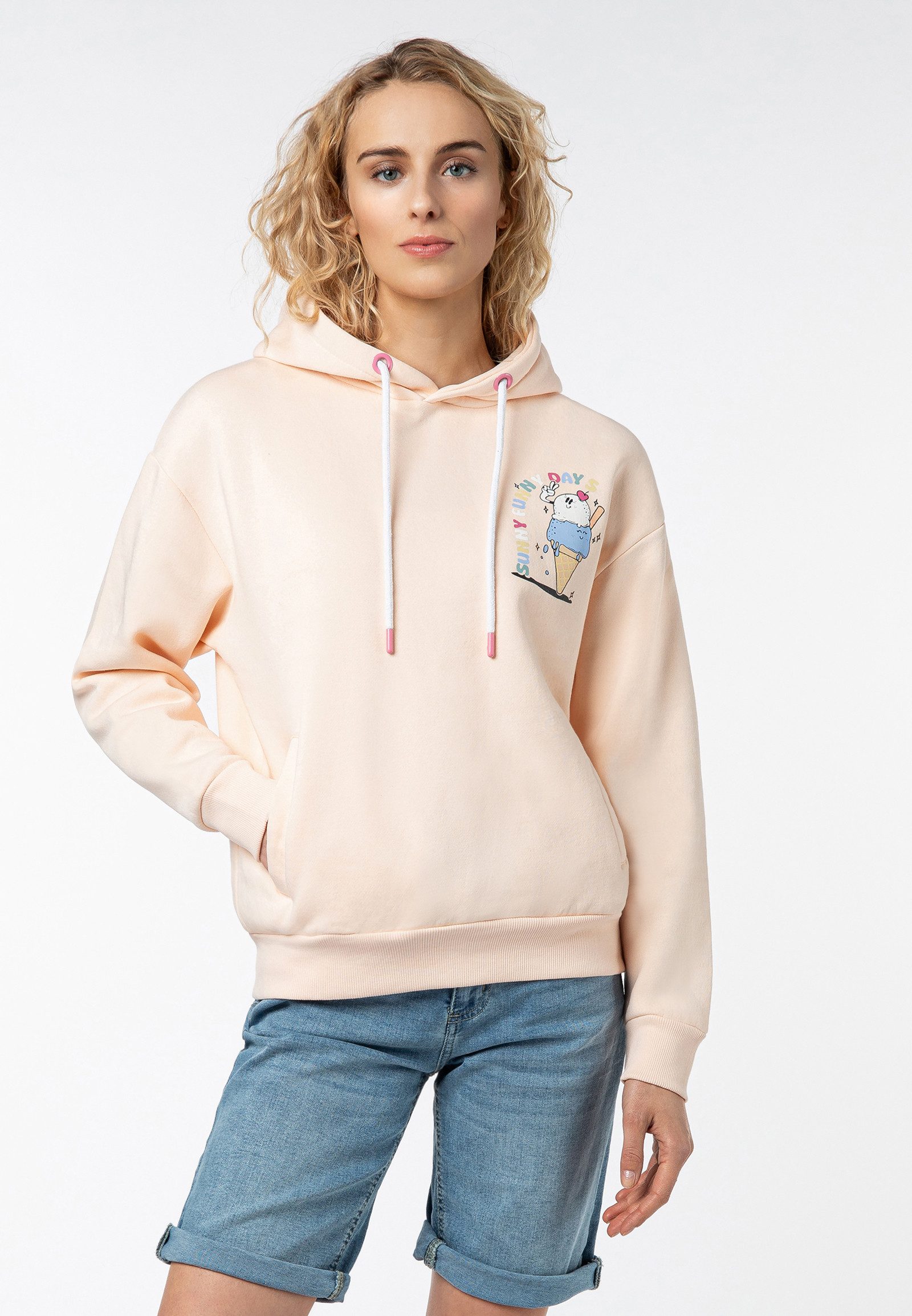 SUBLEVEL Kapuzenpullover Damen Hoodie Kapuzenpullover mit günstig online kaufen