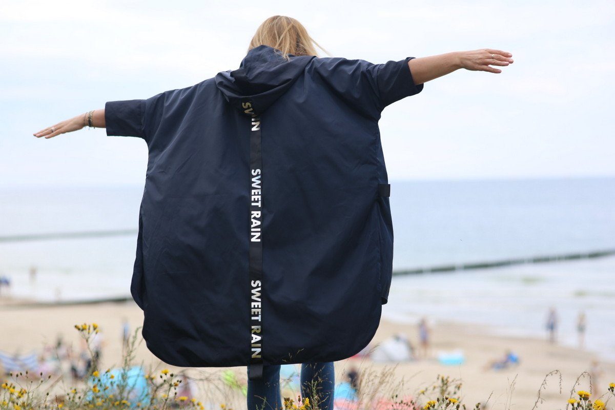 Sweet Rain Windbreaker Windbreaker, Trendiger Oversized Poncho