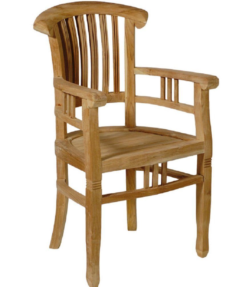 m3 moebel Esszimmerstuhl AC Col-SD (1 St), Stuhl mit Armlehnen, Teak | Stühle