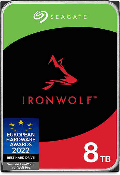 Seagate Ironwolf 8TB ST8000VN004 3,5 Zoll HDD SATA3 7200RPM Interne HDD-NAS-Festplatte