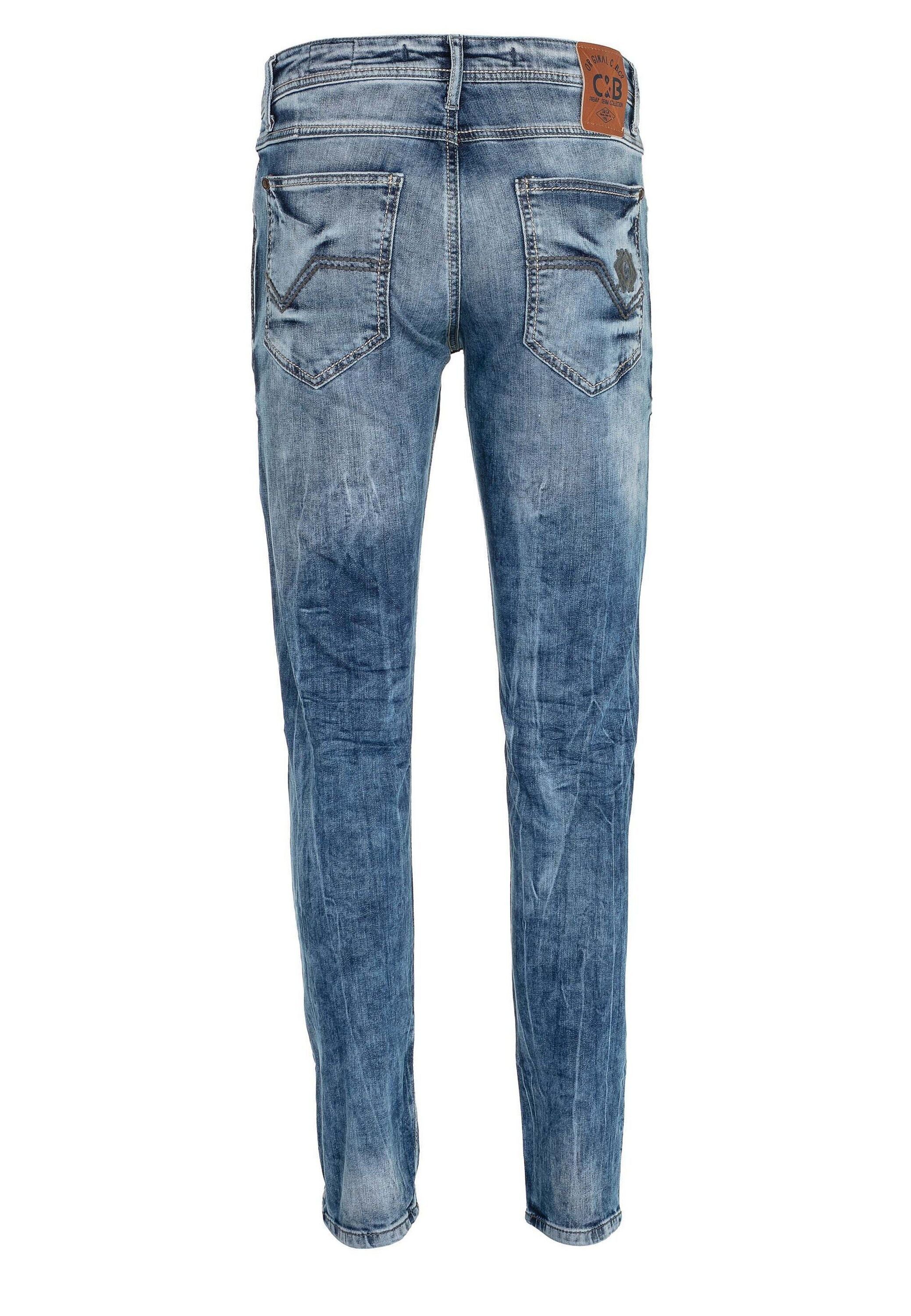 Cipo & Baxx 5-Pocket-Jeans Jeans im Straight Fit – Bild 4 von 5