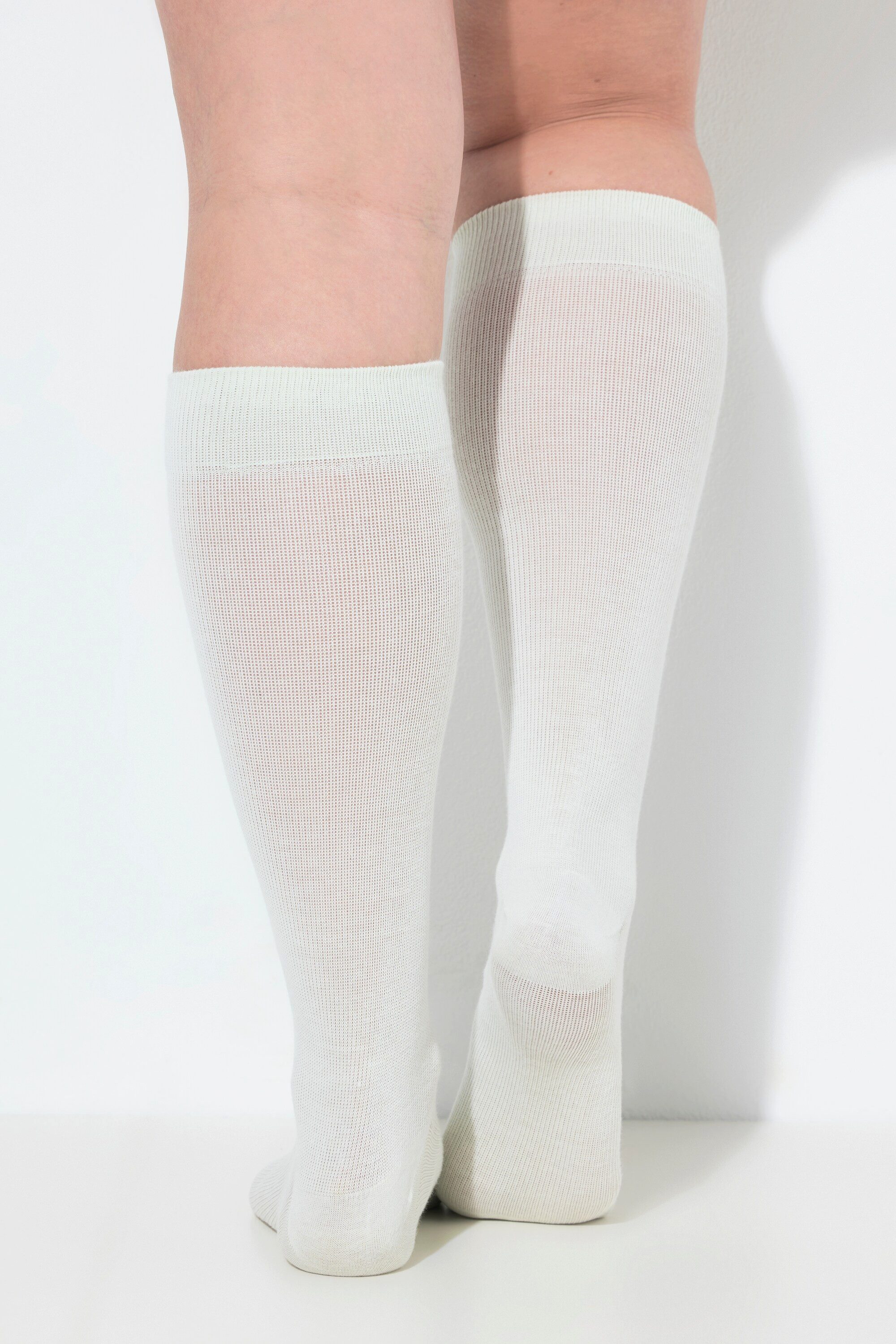 Ulla Popken Kniestrümpfe Kompressions-Kniestrümpfe leichte Stützklasse