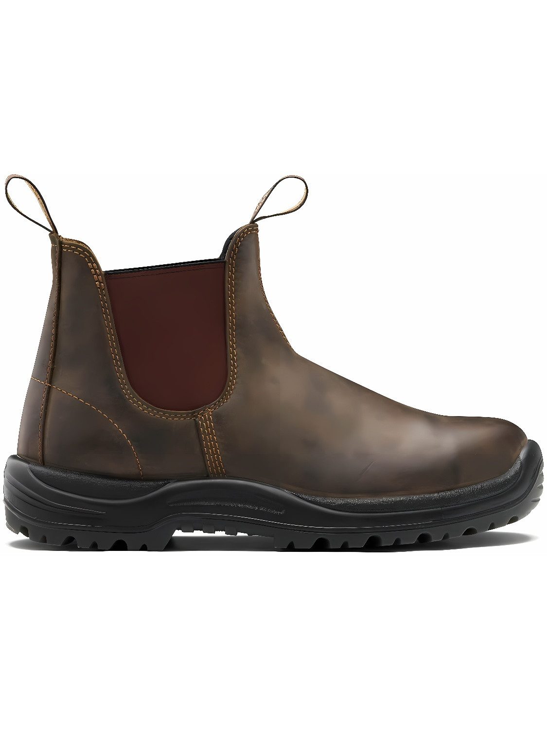 Blundstone 196 Brown Leather (Safety Series) Stiefel
