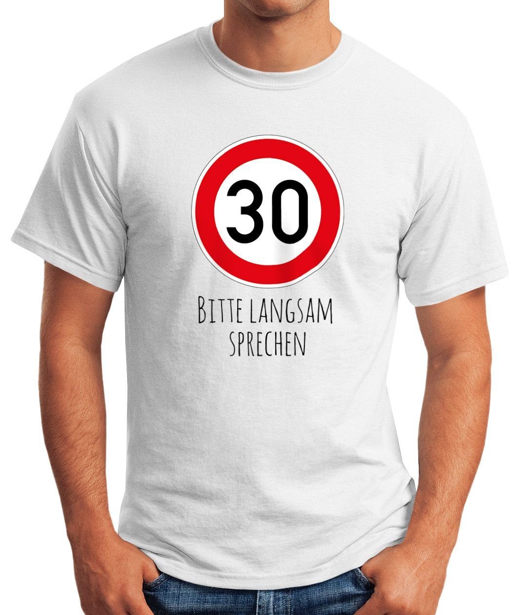MoonWorks Print-Shirt Herren T-Shirt Geburtstag 30 günstig online kaufen