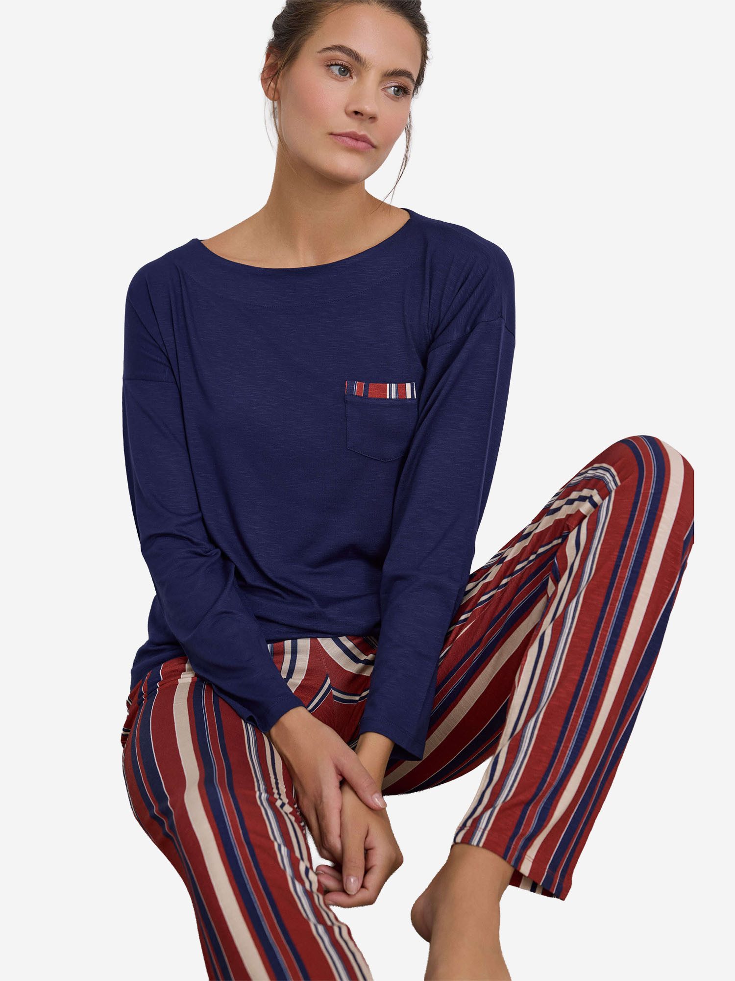Goldenbay Pyjama Helenium (2 tlg) Schlafanzug, Pyjama Set, Nachtwäsche