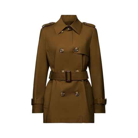 Esprit Trenchcoat Kurzer zweireihiger Trenchcoat