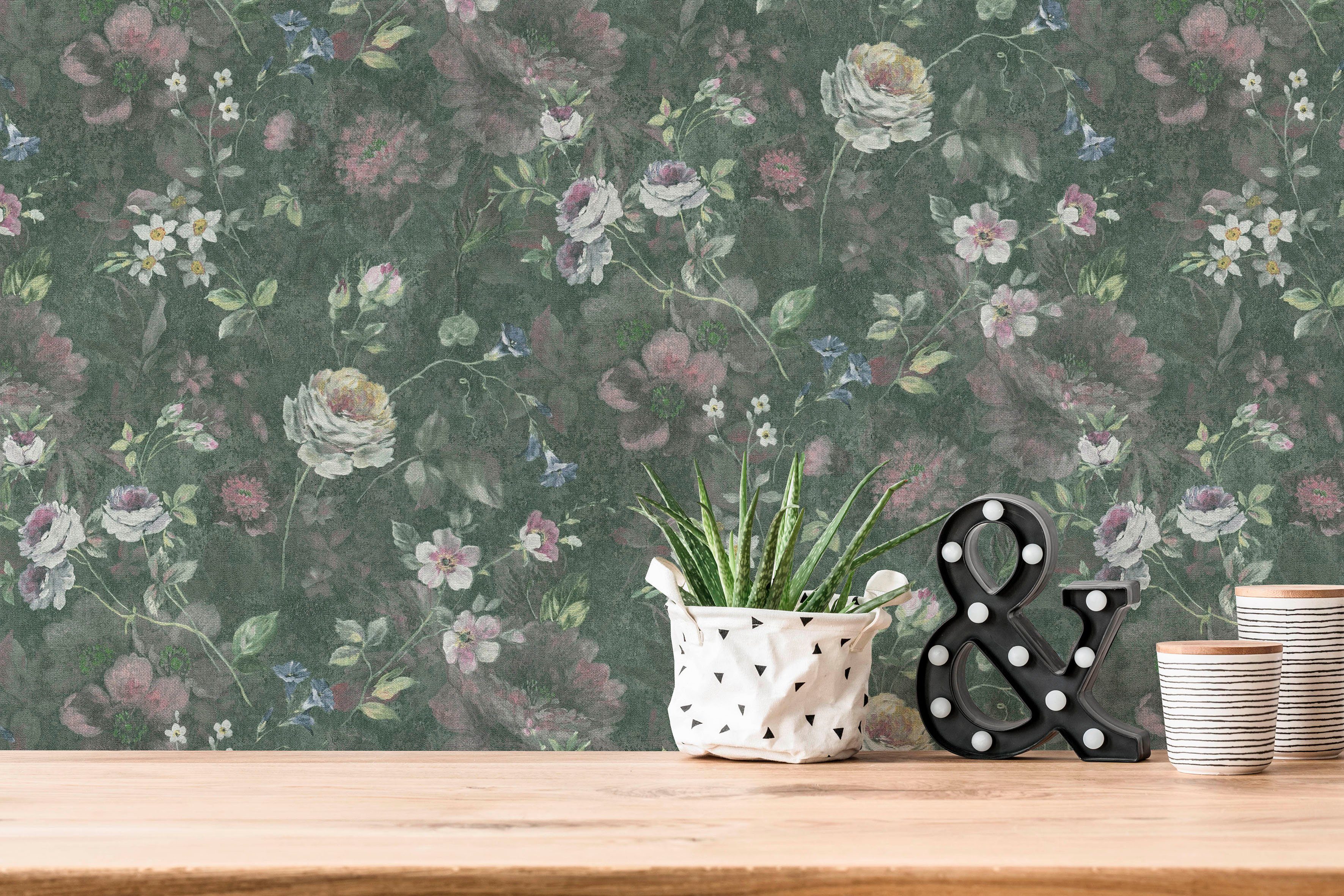 A.S. Création Vliestapete Natural Living Blumentapete, günstig online kaufen