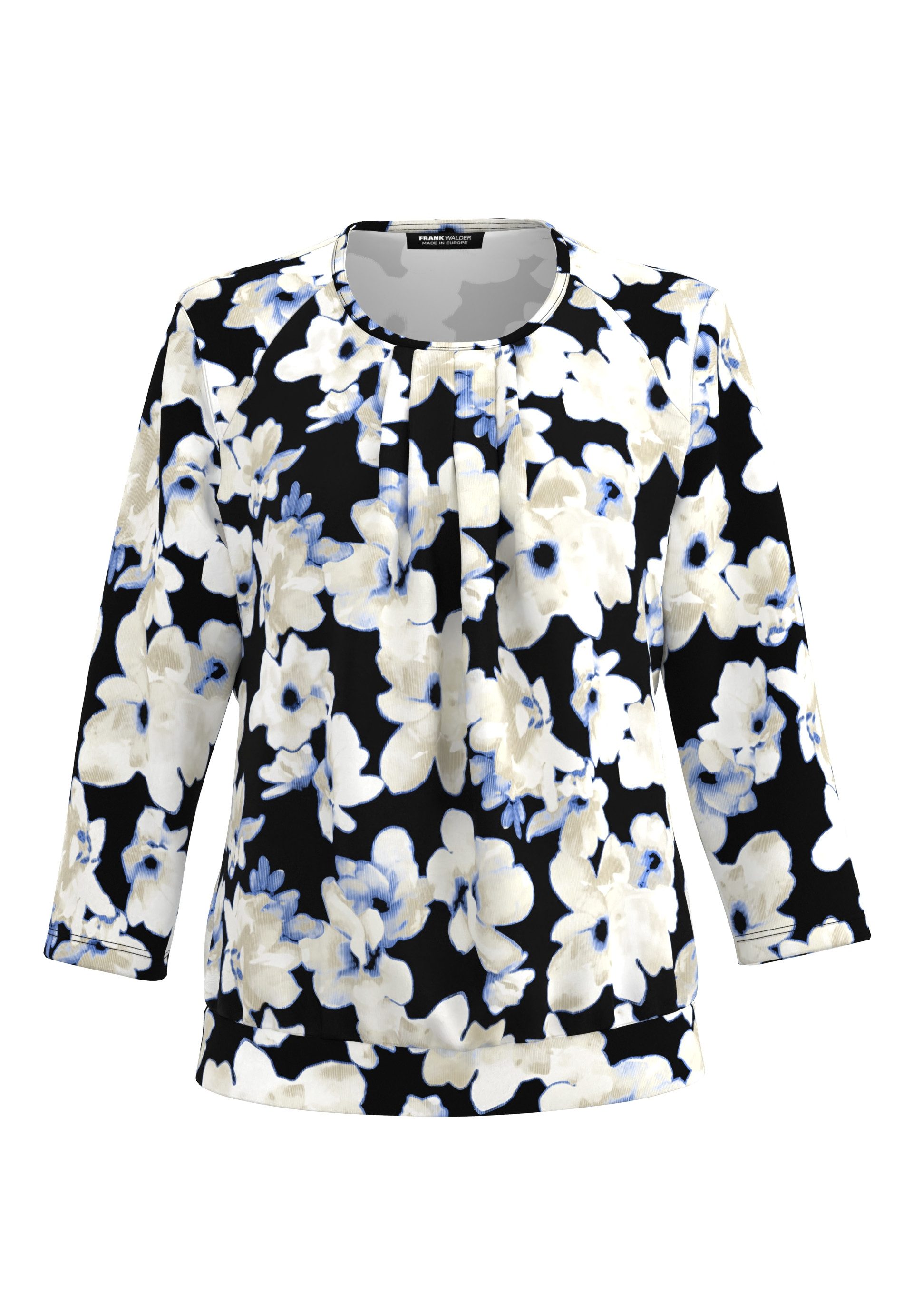 FRANK WALDER Blusenshirt mit aparter Faltenpartie günstig online kaufen