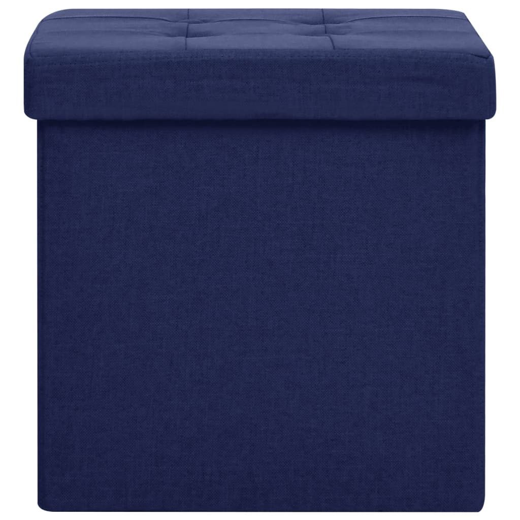 vidaXL Hocker Hocker mit Stauraum Blau günstig online kaufen