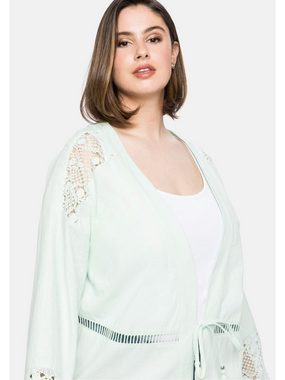 Sheego Longbluse Große Größen mit verspielten Details