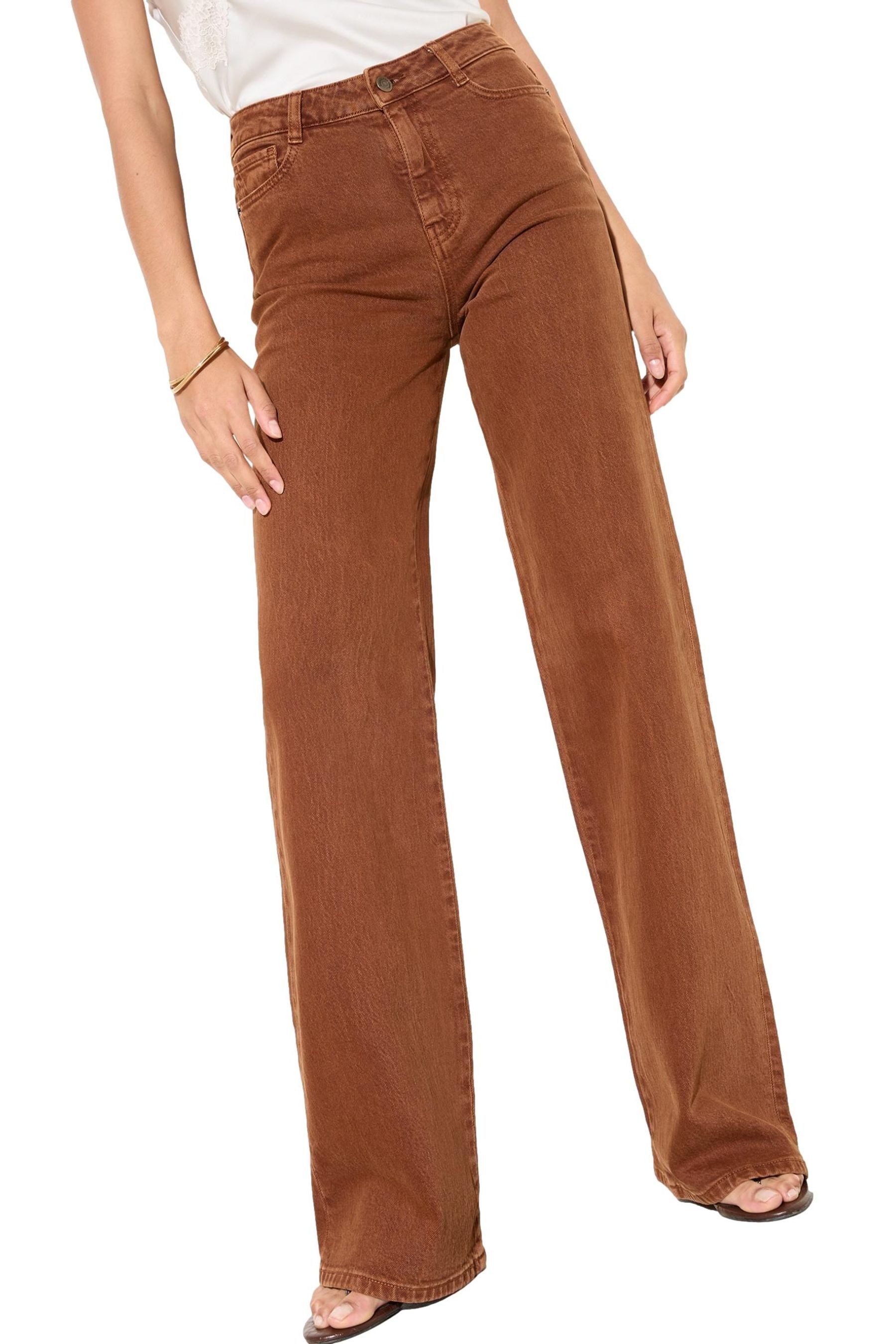 Friends Like These Weite Jeans Friends Like These Alltagsjeans mit weitem Bein (1-tlg)