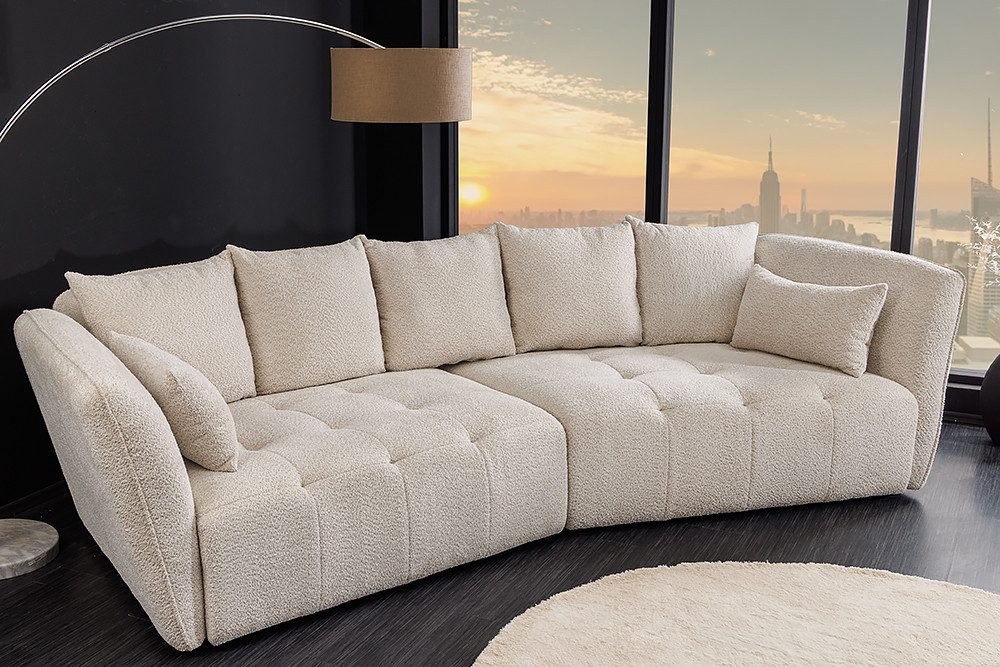 riess-ambiente Big-Sofa ROYAL 295cm, champagner beige | champagner beige