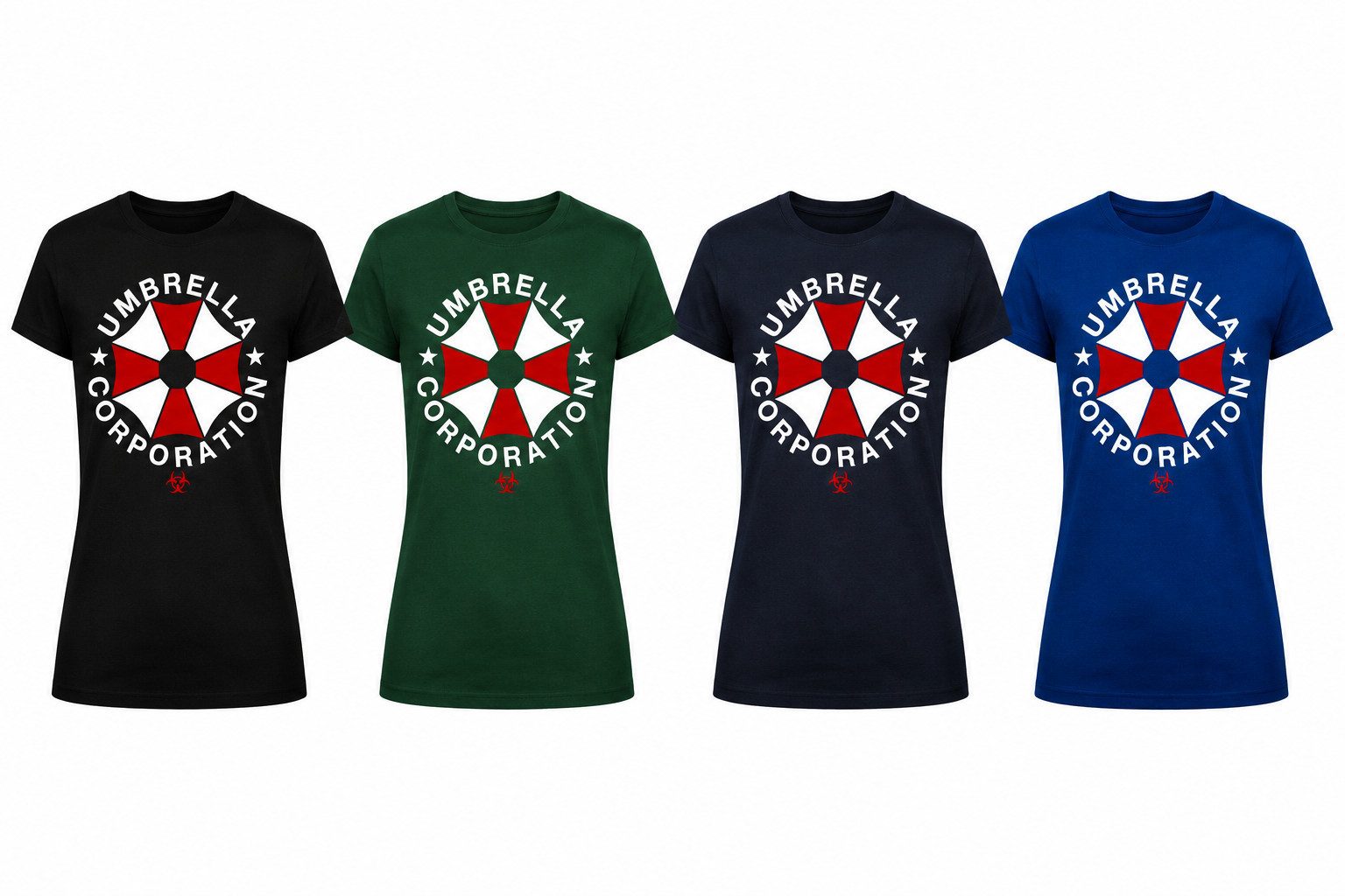 T-Shirt Umbrella Herren Shirt Konzernsymbol Print Gamer Freizeitlook