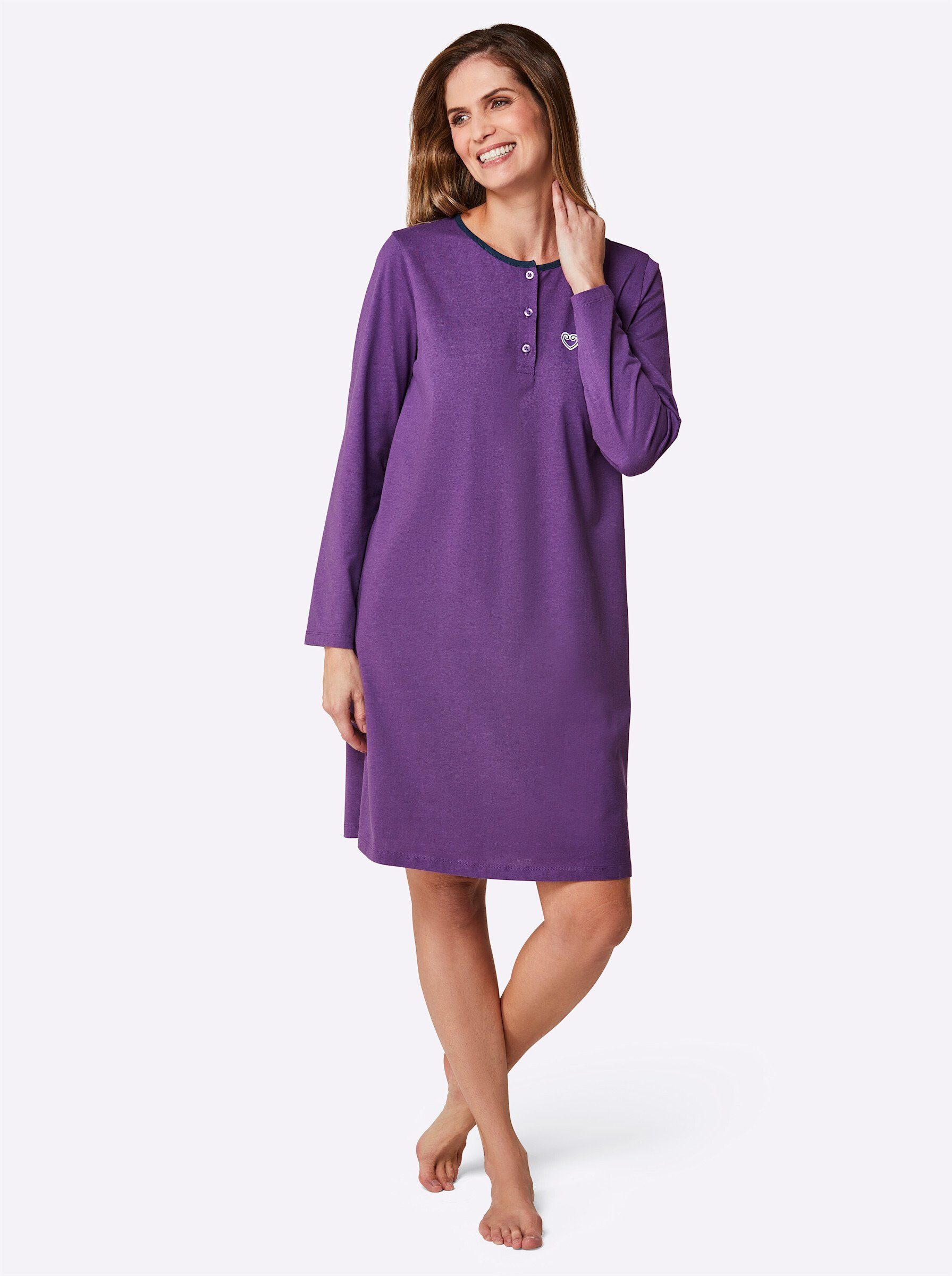 Witt Sleepshirt Sleepshirts Langarm (2-tlg)