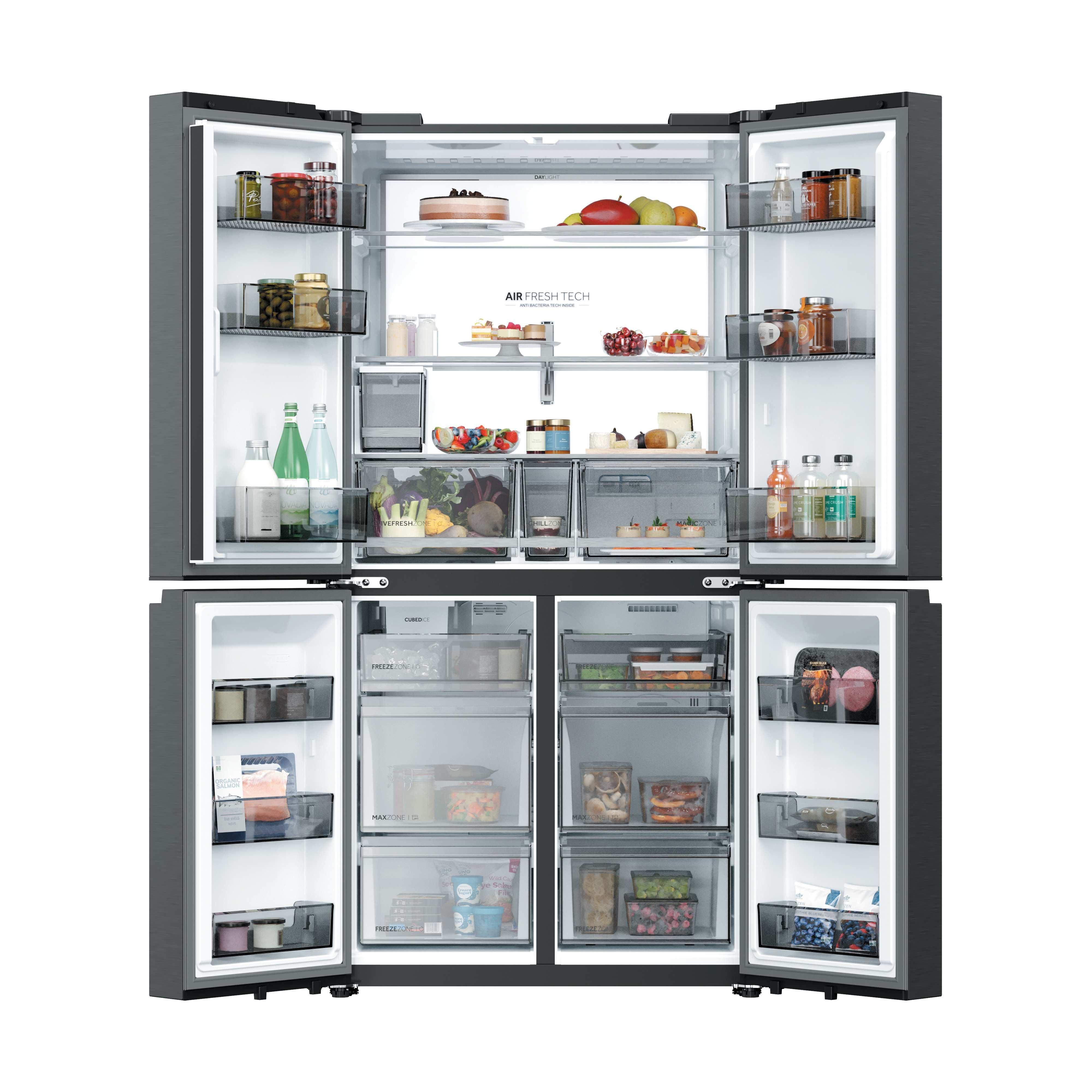Haier Multi Door Horizon Collection HCR79F18CHMB, 182,5 cm hoch, 90,5 cm breit, Wasserdispenser & Eiswürfelbereiter