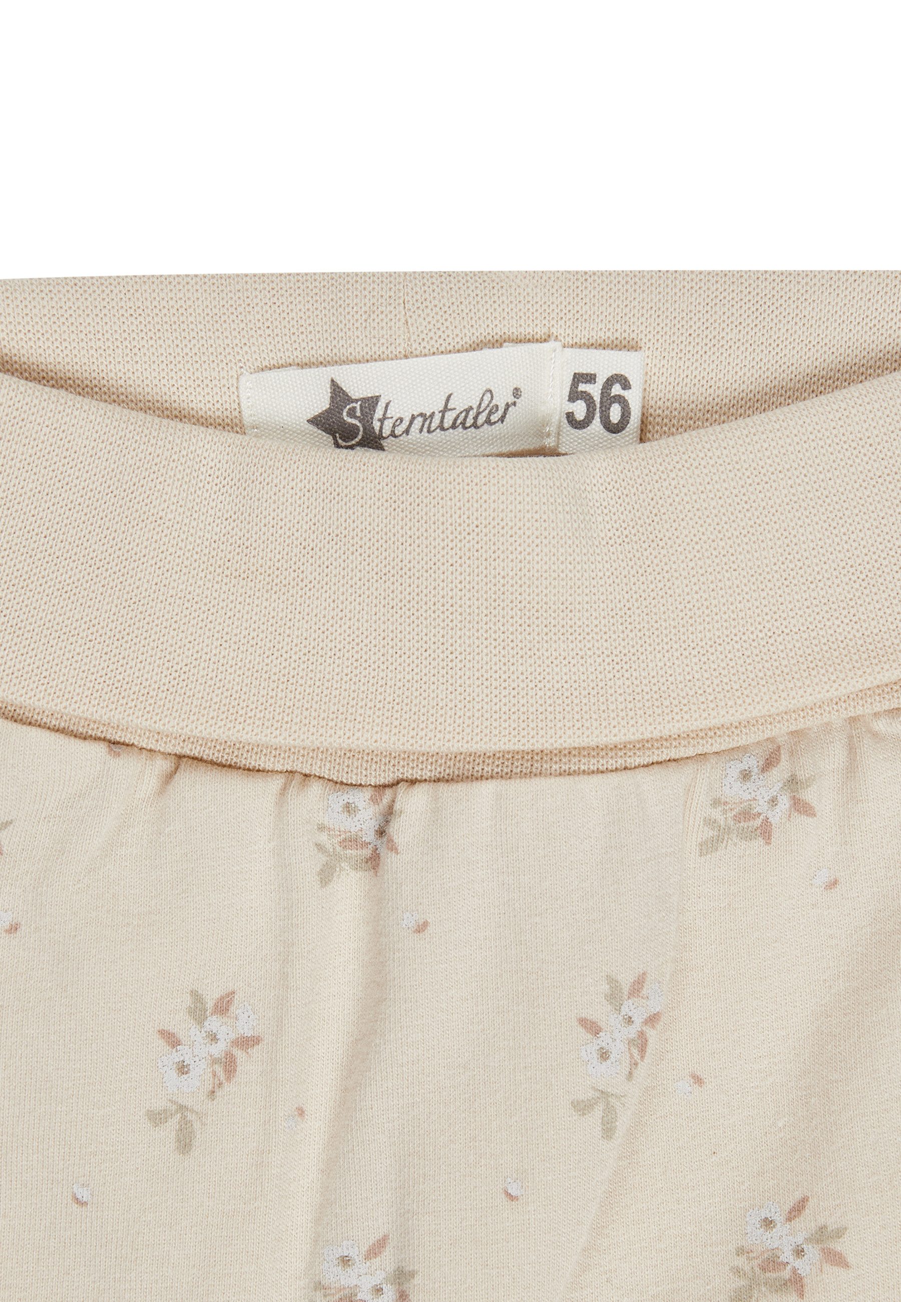 Sterntaler® Strampler Hose Blumen (1-tlg., Mitwachsbündchen)