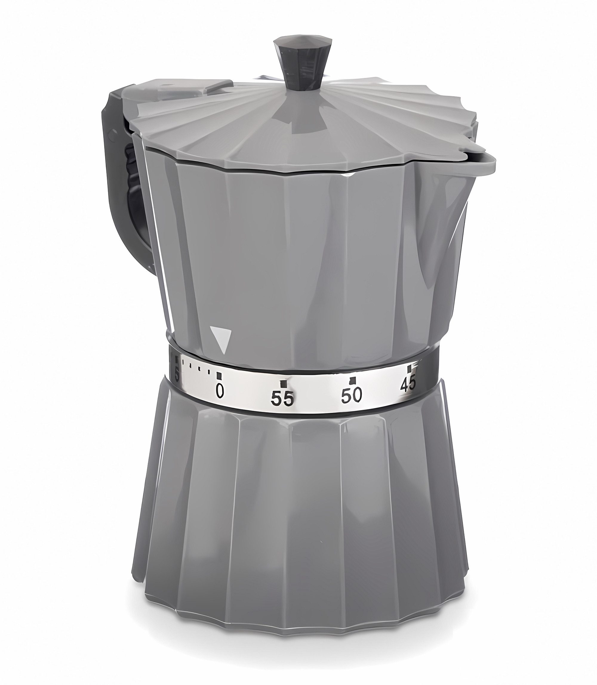 KINVARA Kurzzeitmesser KURZZEITMESSER Espressokanne 60 min Grau Eieruhr Küc günstig online kaufen