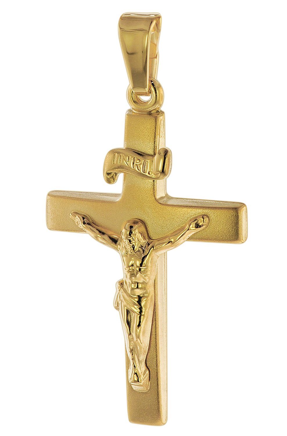 trendor Kreuzanhänger Kruzifix 24 mm Gold günstig online kaufen