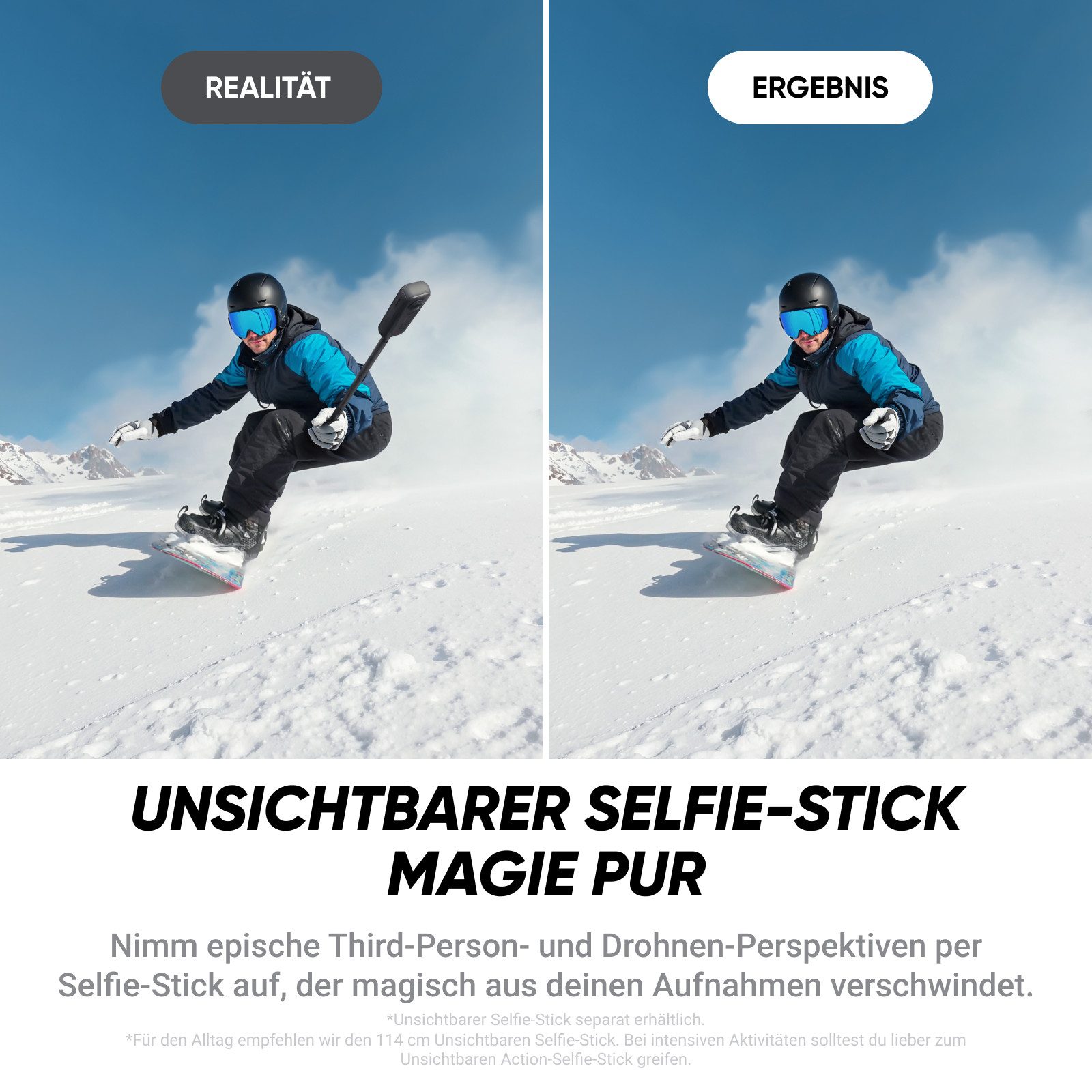 Insta360 Insta360 X4 Air – 165g leichte 8K 360°-Kamera Action Cam (8K, Bluetooth, WLAN (Wi-Fi) weiß